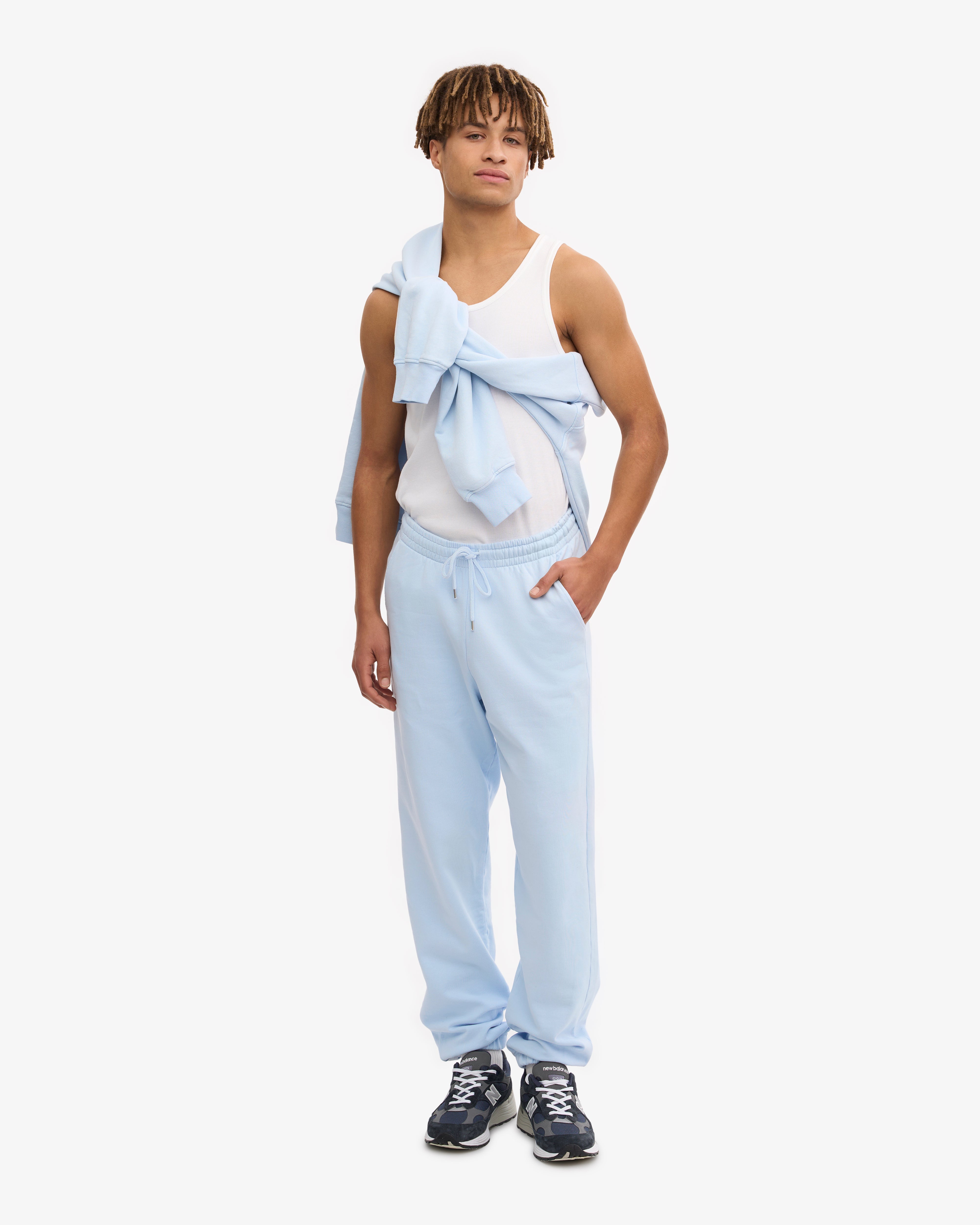 Organic Sweatpants - Polar Blue XS
