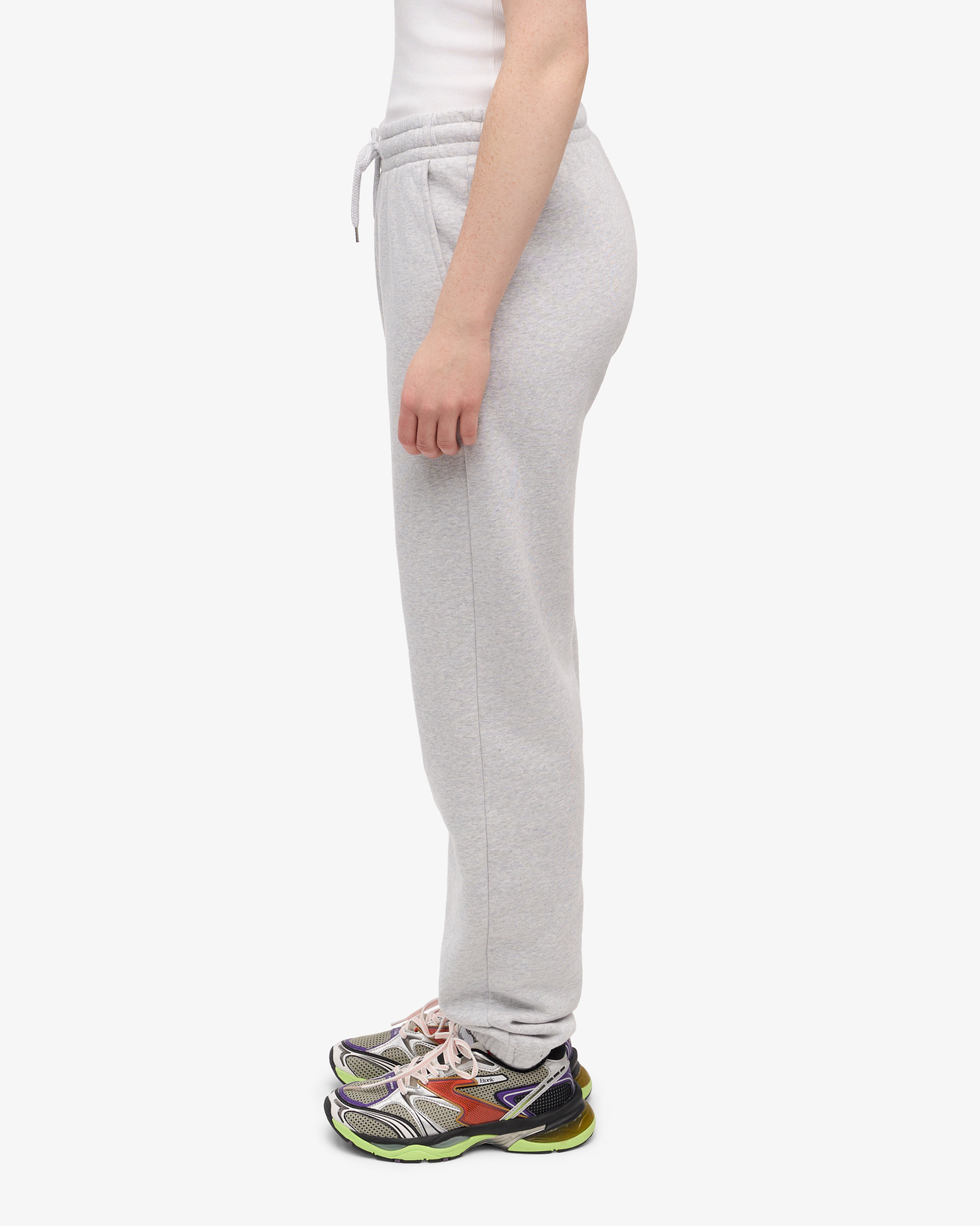 Organic Sweatpants - Snow Melange XS