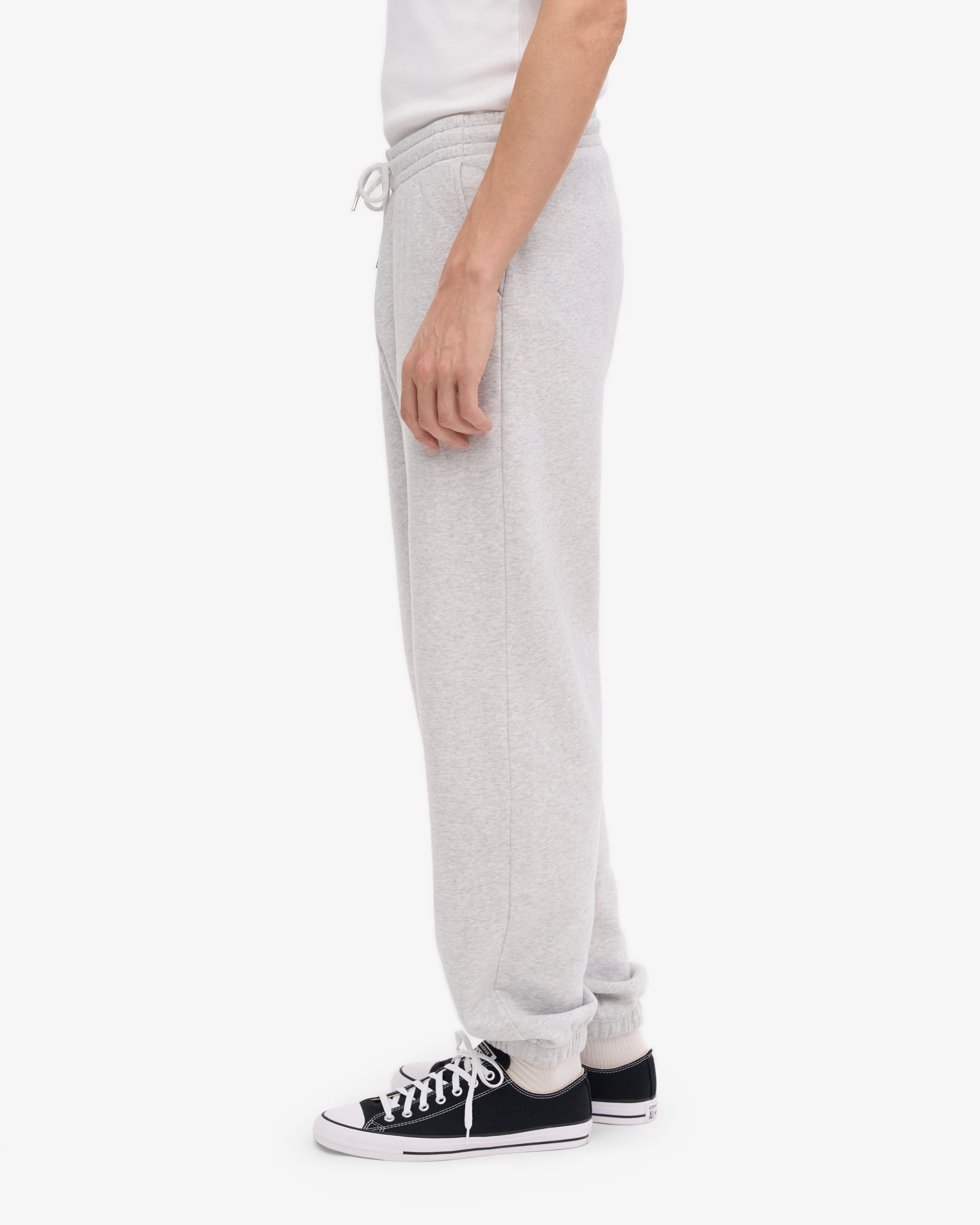 Organic Sweatpants - Snow Melange XS