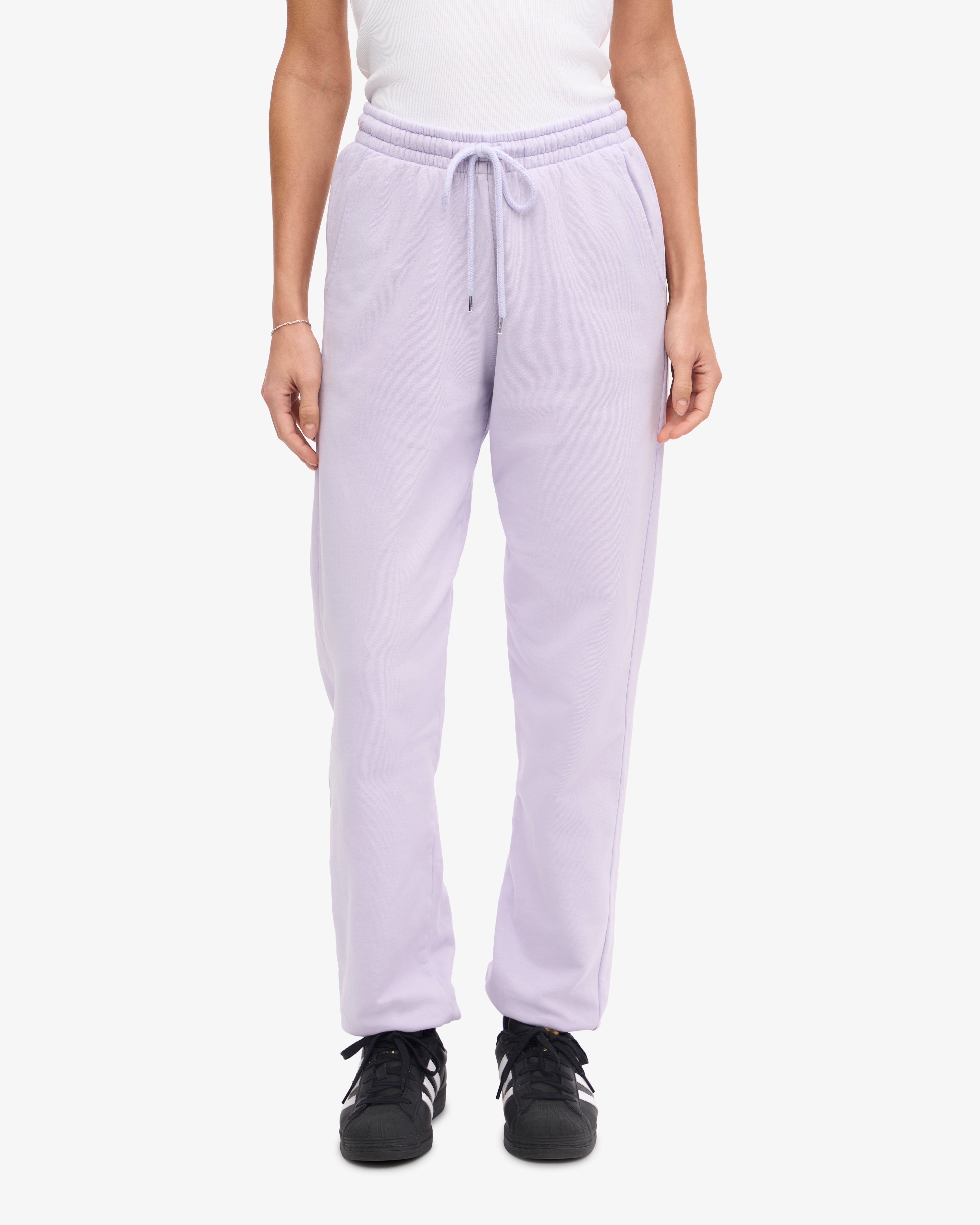 Organic Sweatpants - Soft Lavender XS