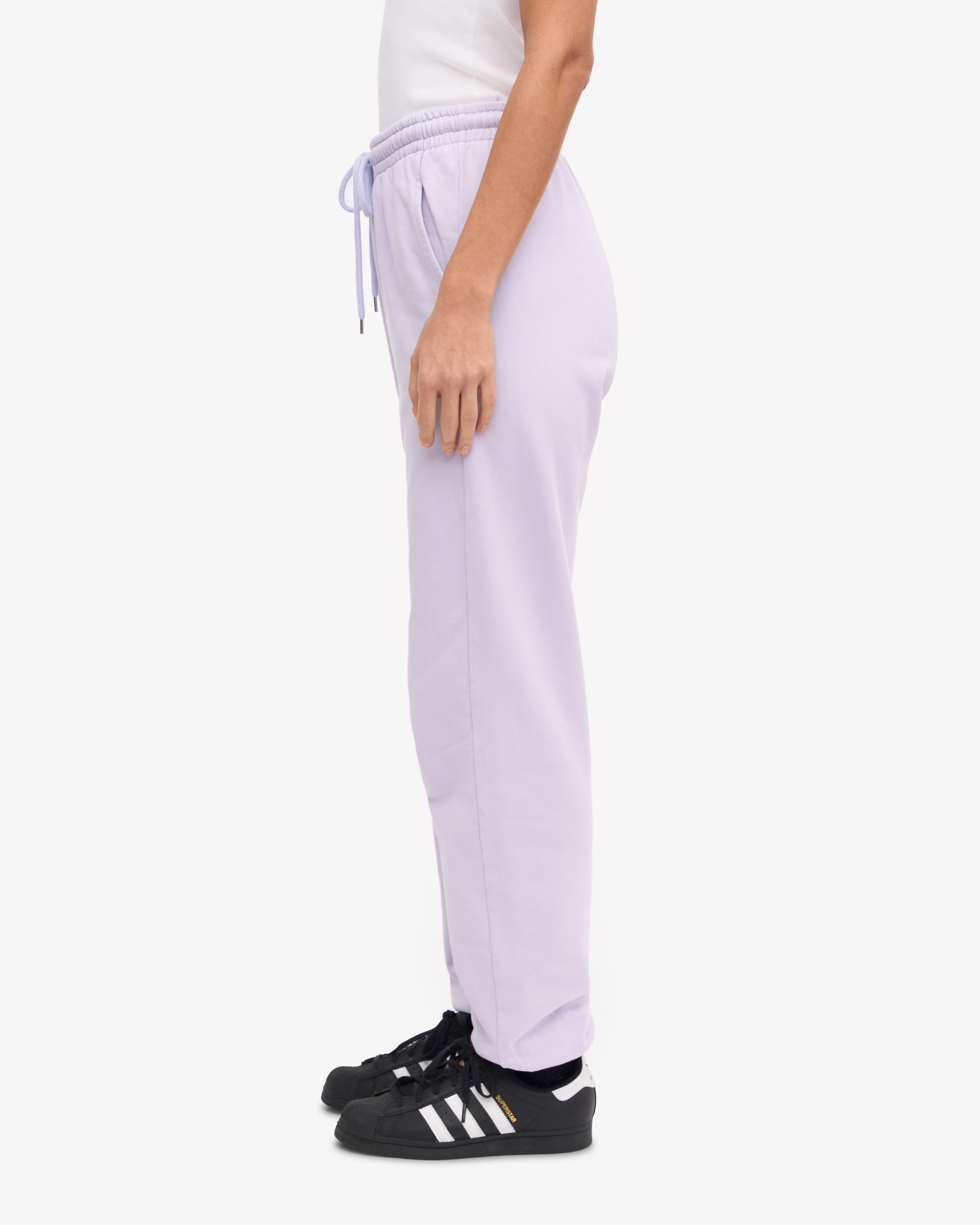 Organic Sweatpants - Soft Lavender XS