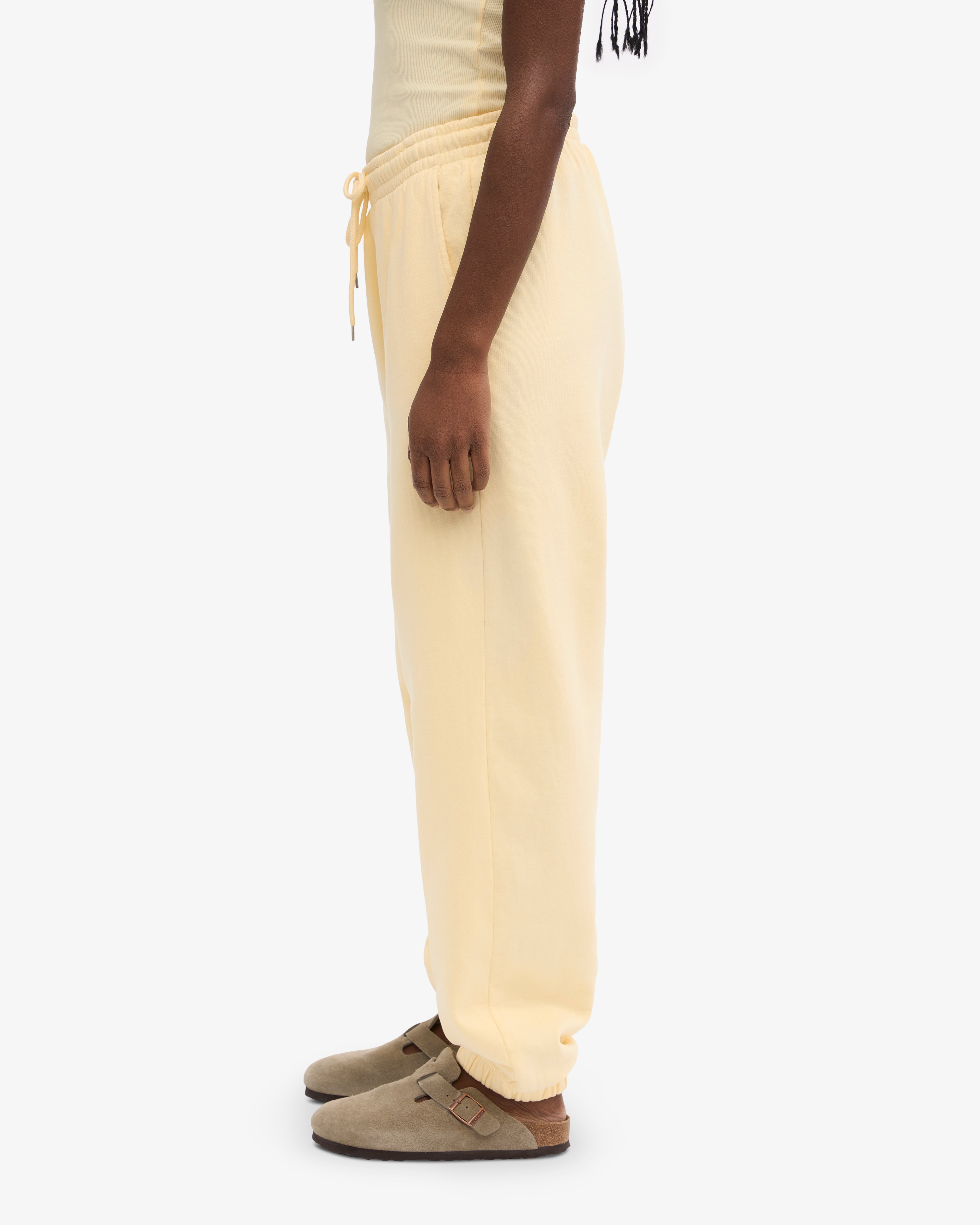 Organic Sweatpants - Soft Yellow XS