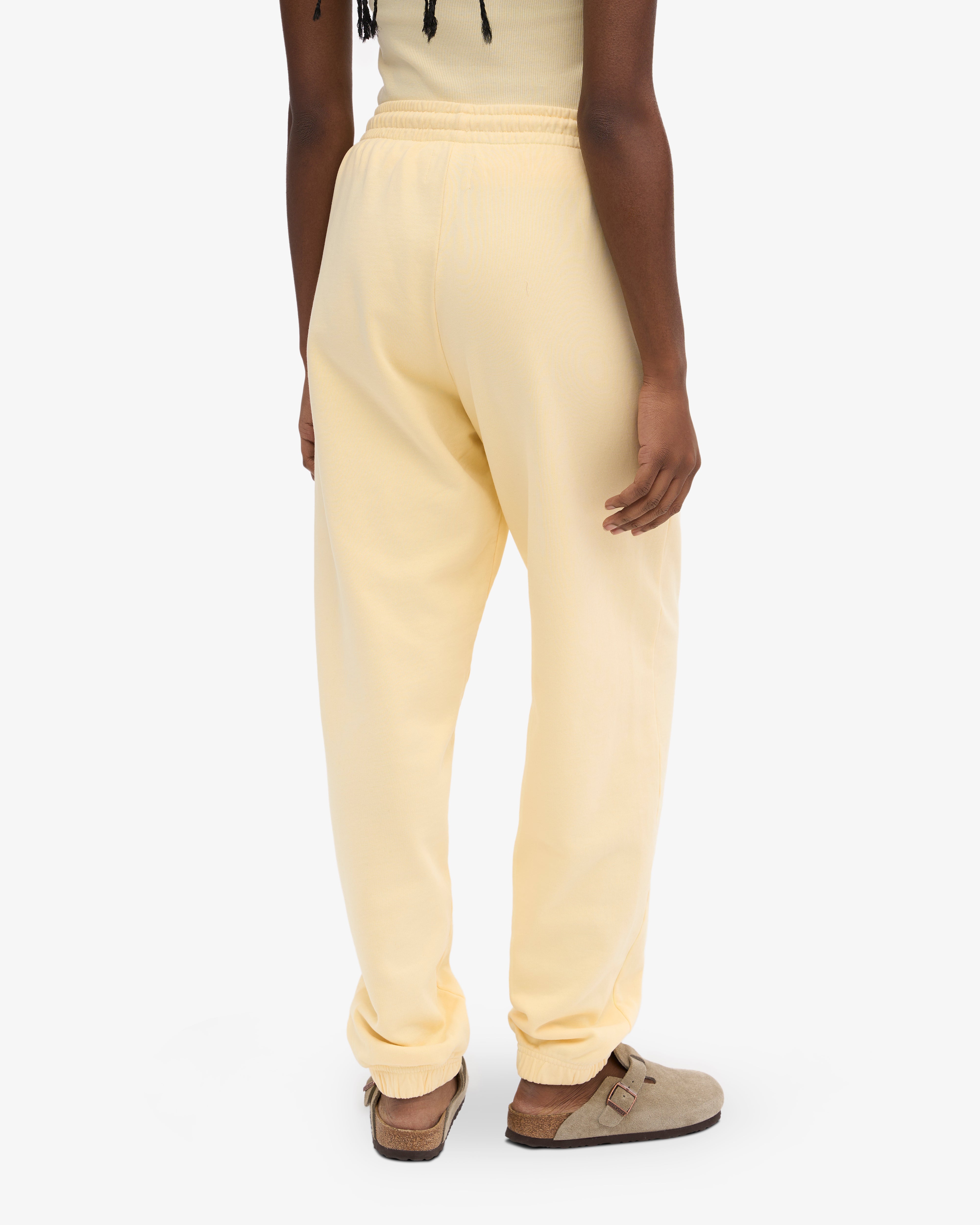 Organic Sweatpants - Soft Yellow XS