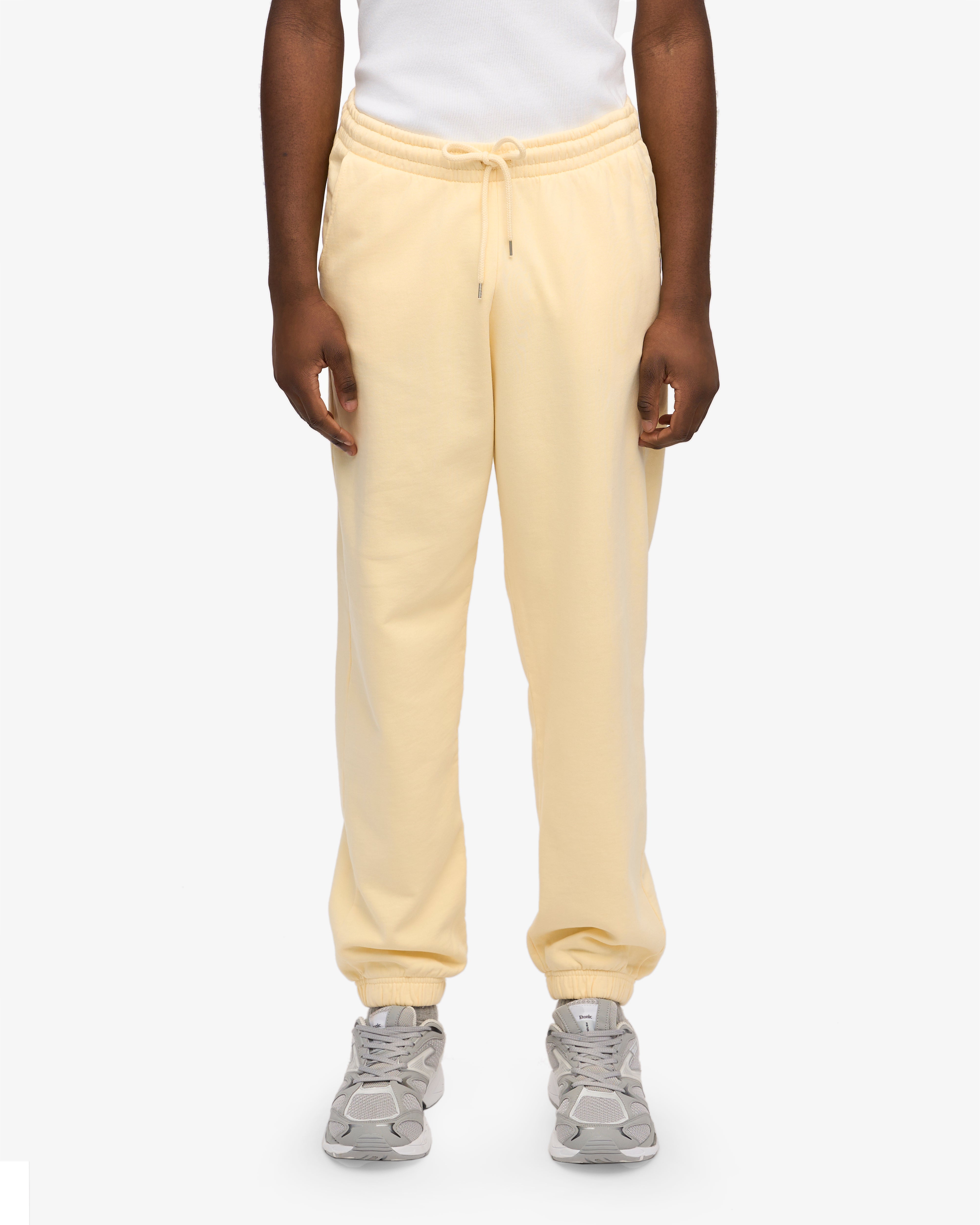 Organic Sweatpants - Soft Yellow XS