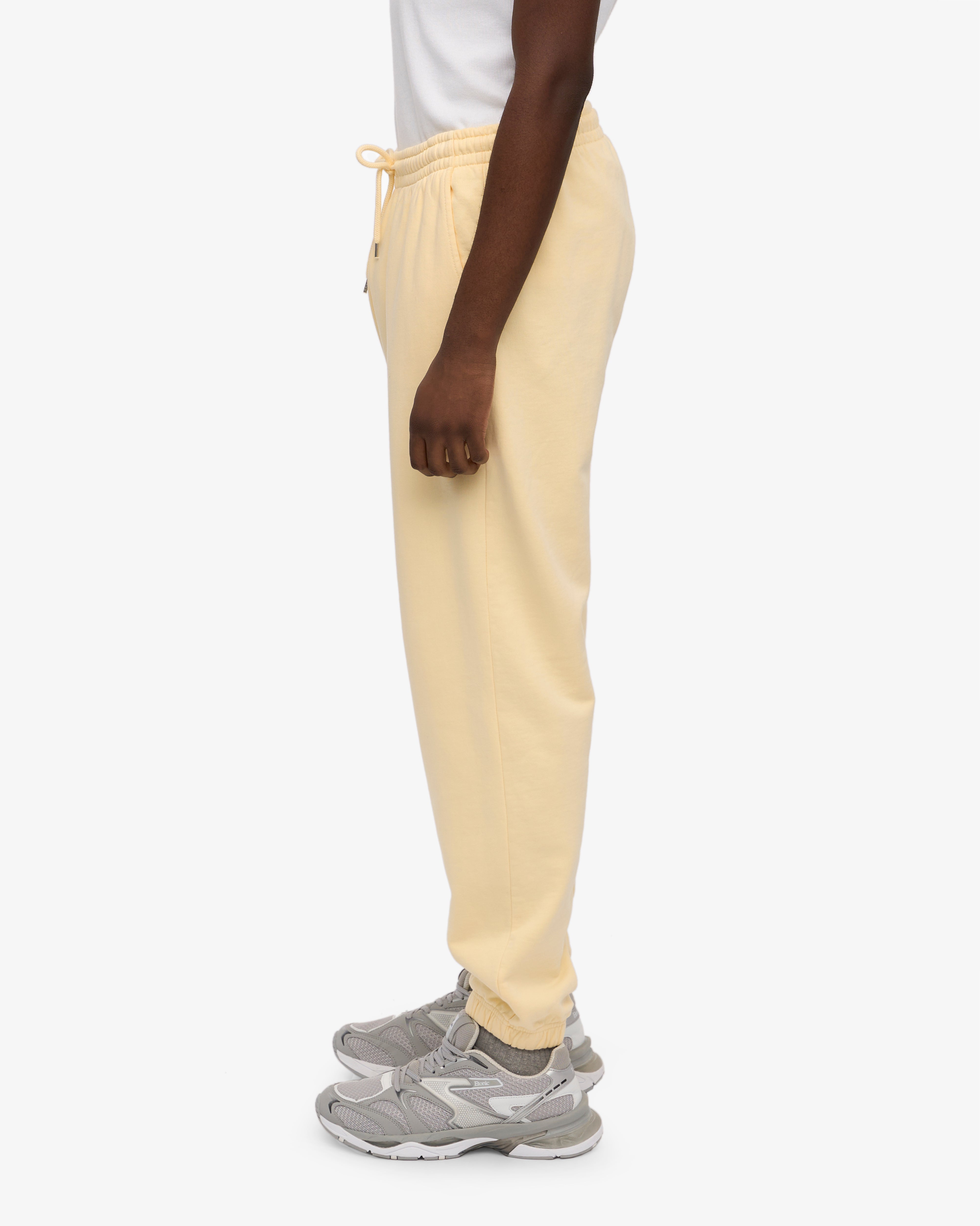 Organic Sweatpants - Soft Yellow XS