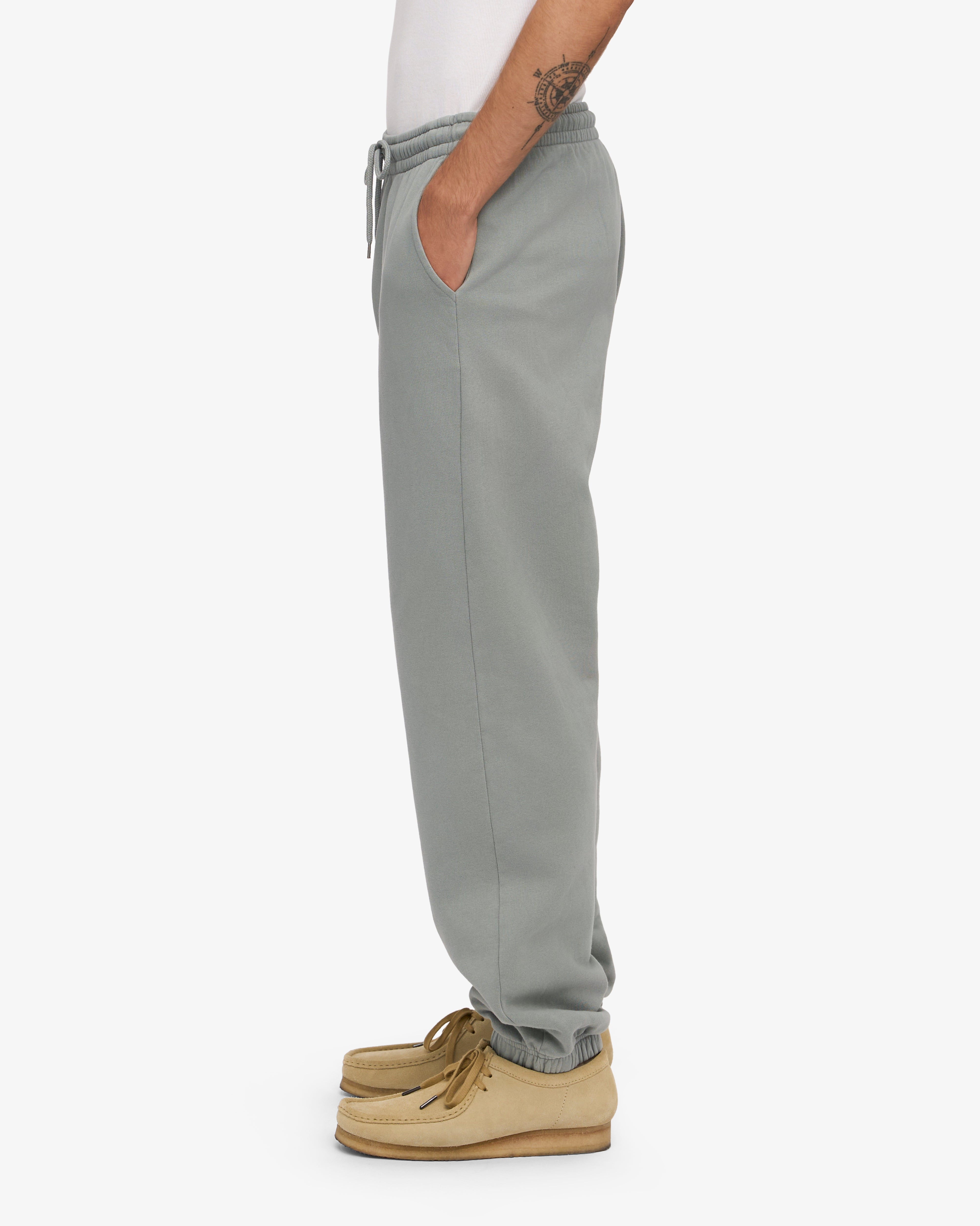 Organic Sweatpants - Steel Blue XS