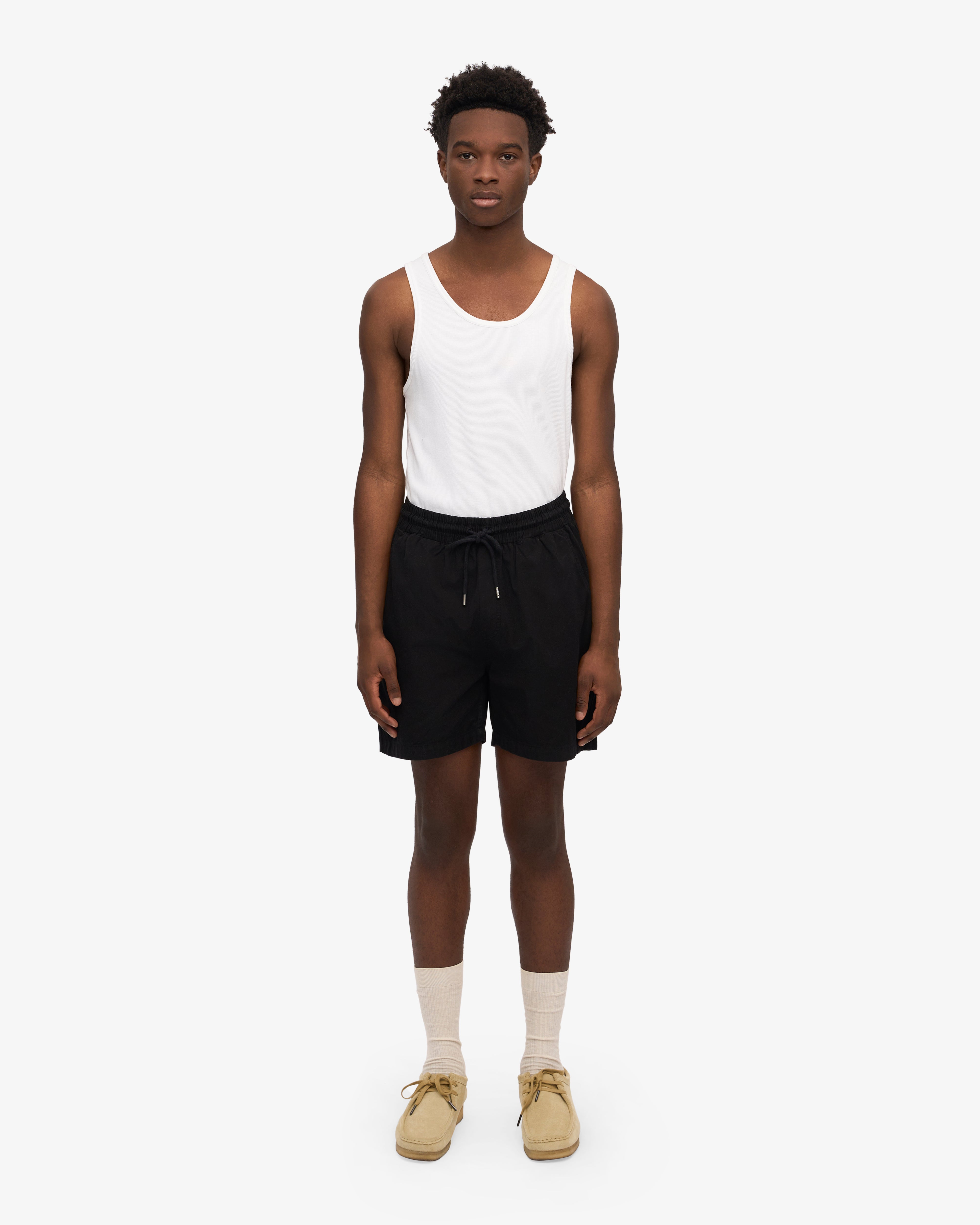 Organic Twill Shorts - Deep Black