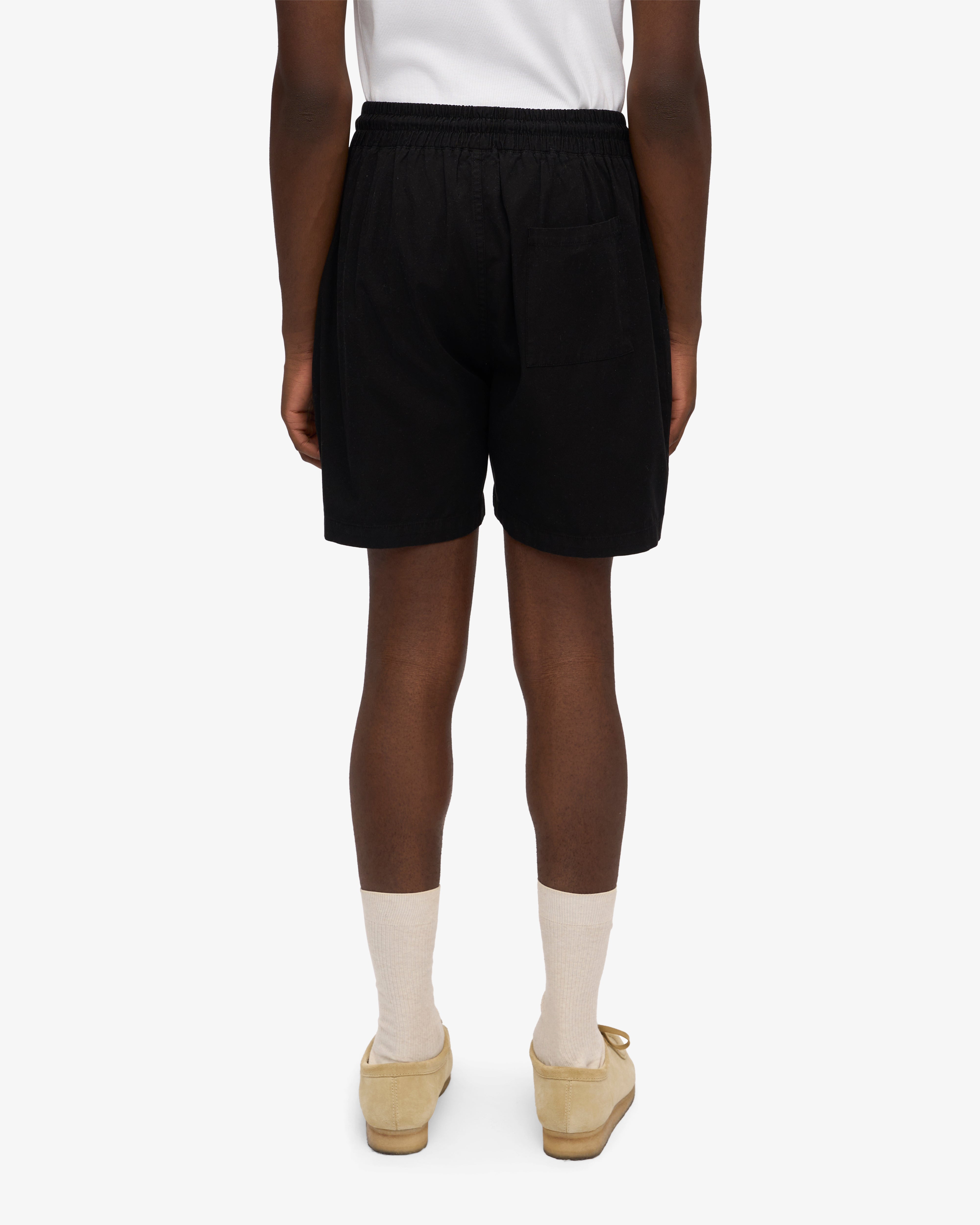 Organic Twill Shorts - Deep Black & Dusty Olive (2-Pack)