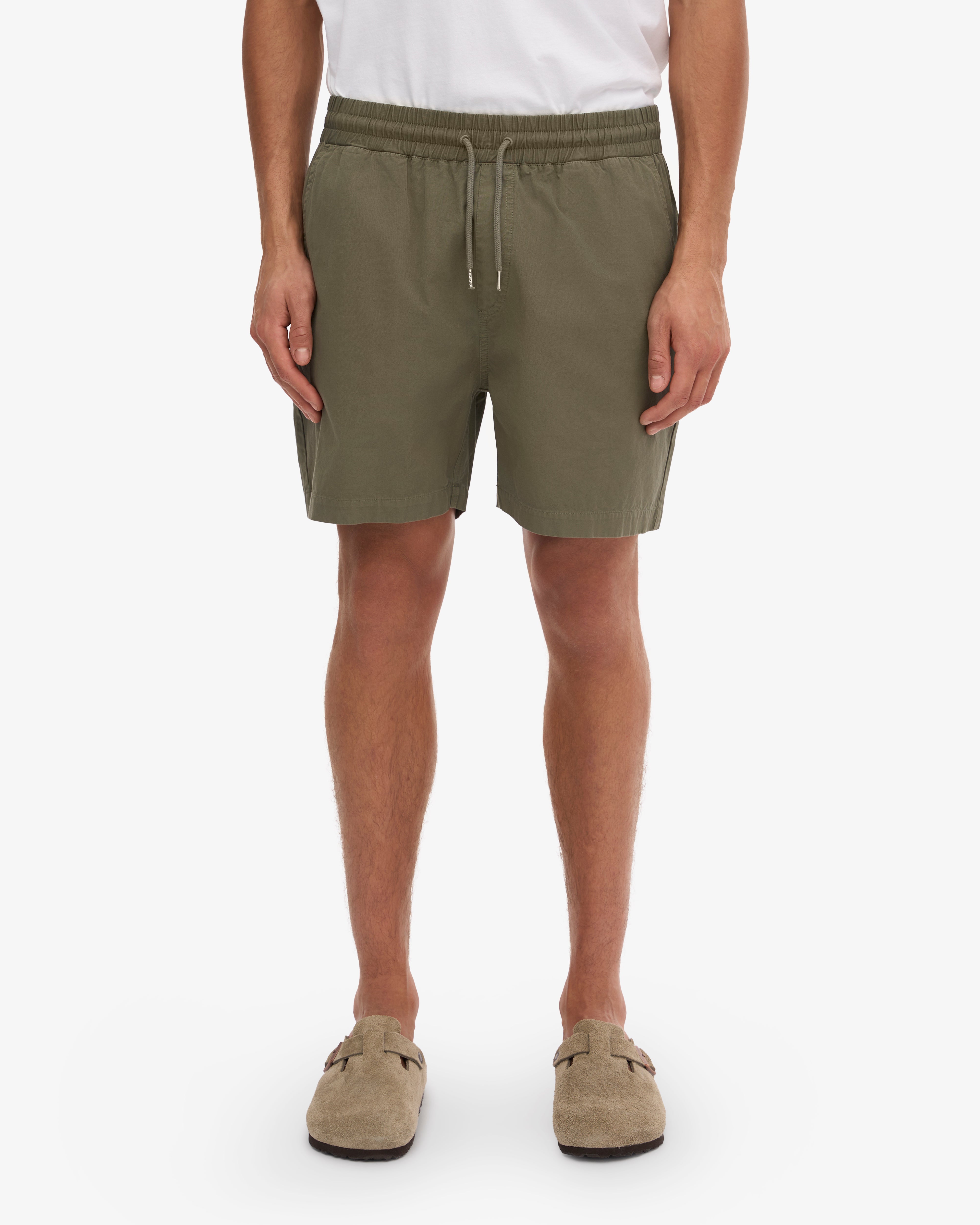 Organic Twill Shorts - Dusty Olive
