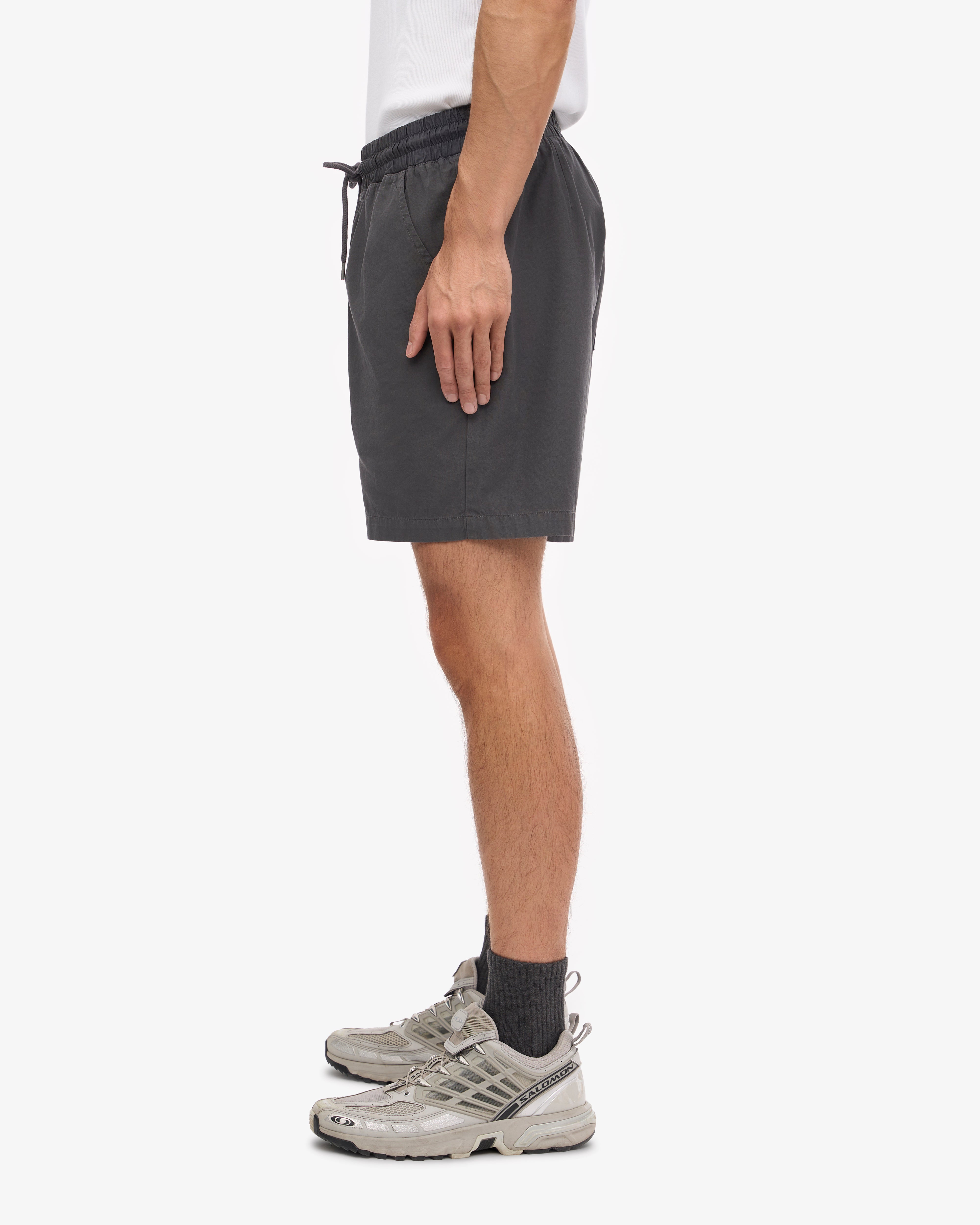 Organic Twill Shorts - Lava Grey & Dusty Olive (2-Pack)