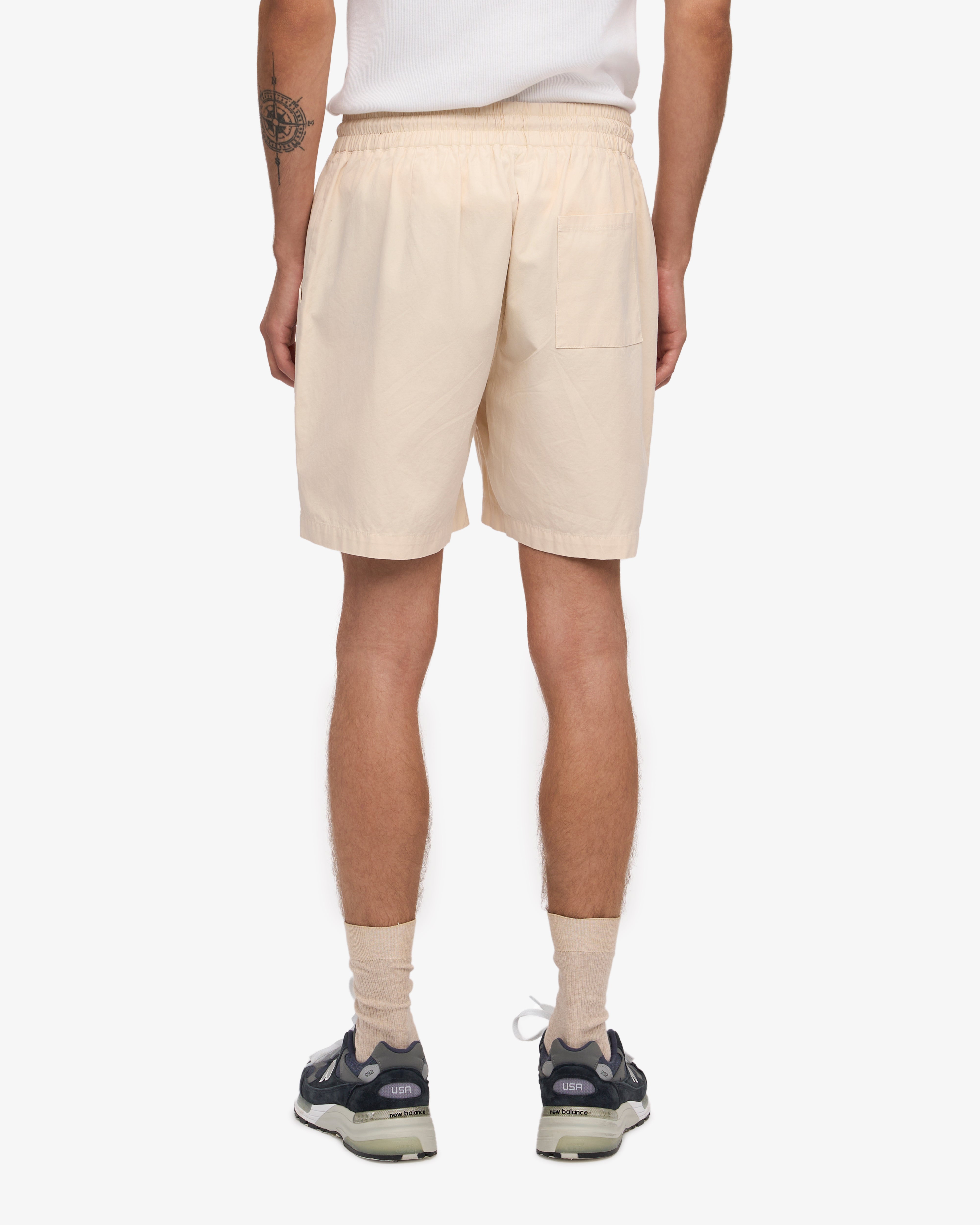 Organic Twill Shorts - Ivory White