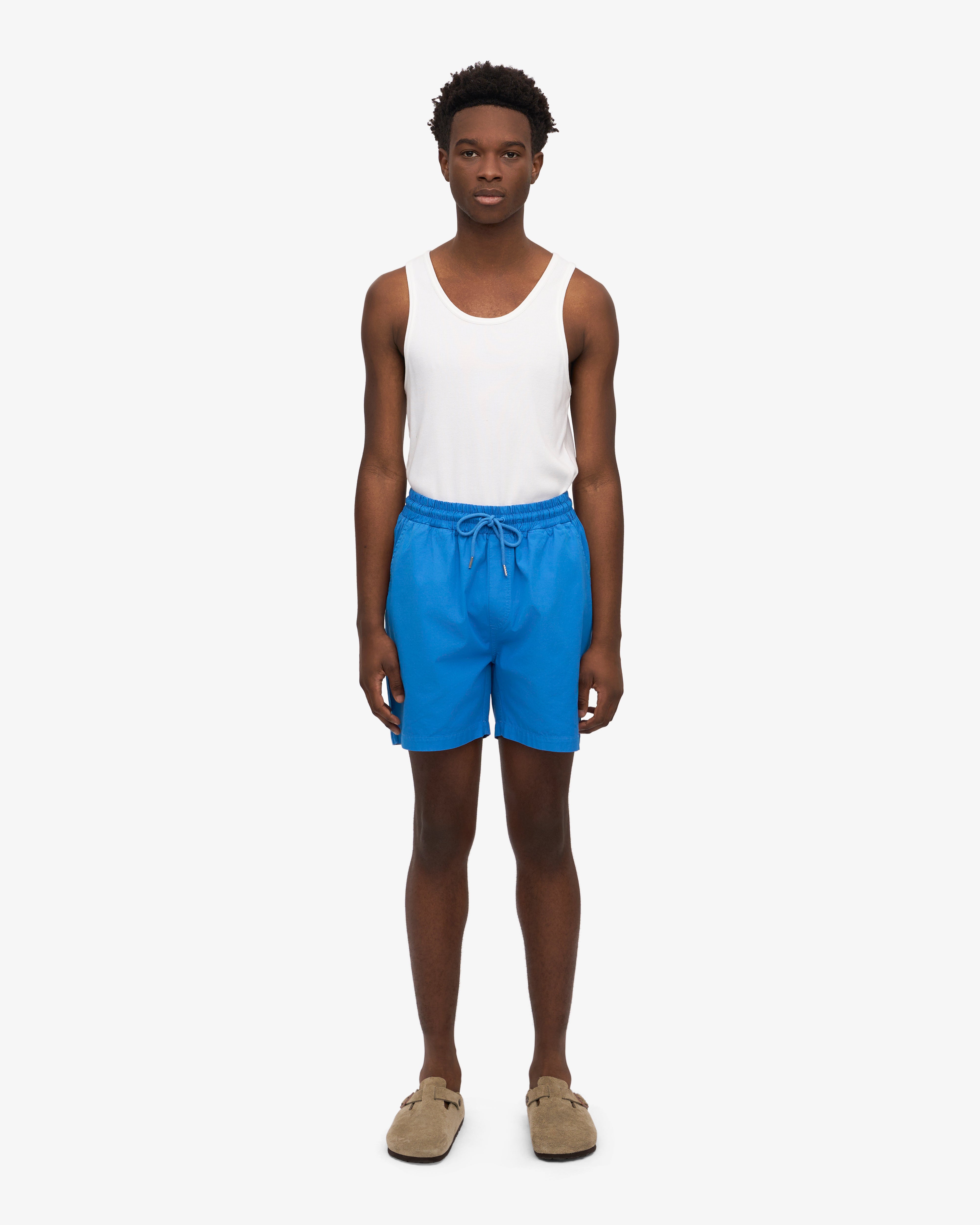 Organic Twill Shorts - Pacific Blue