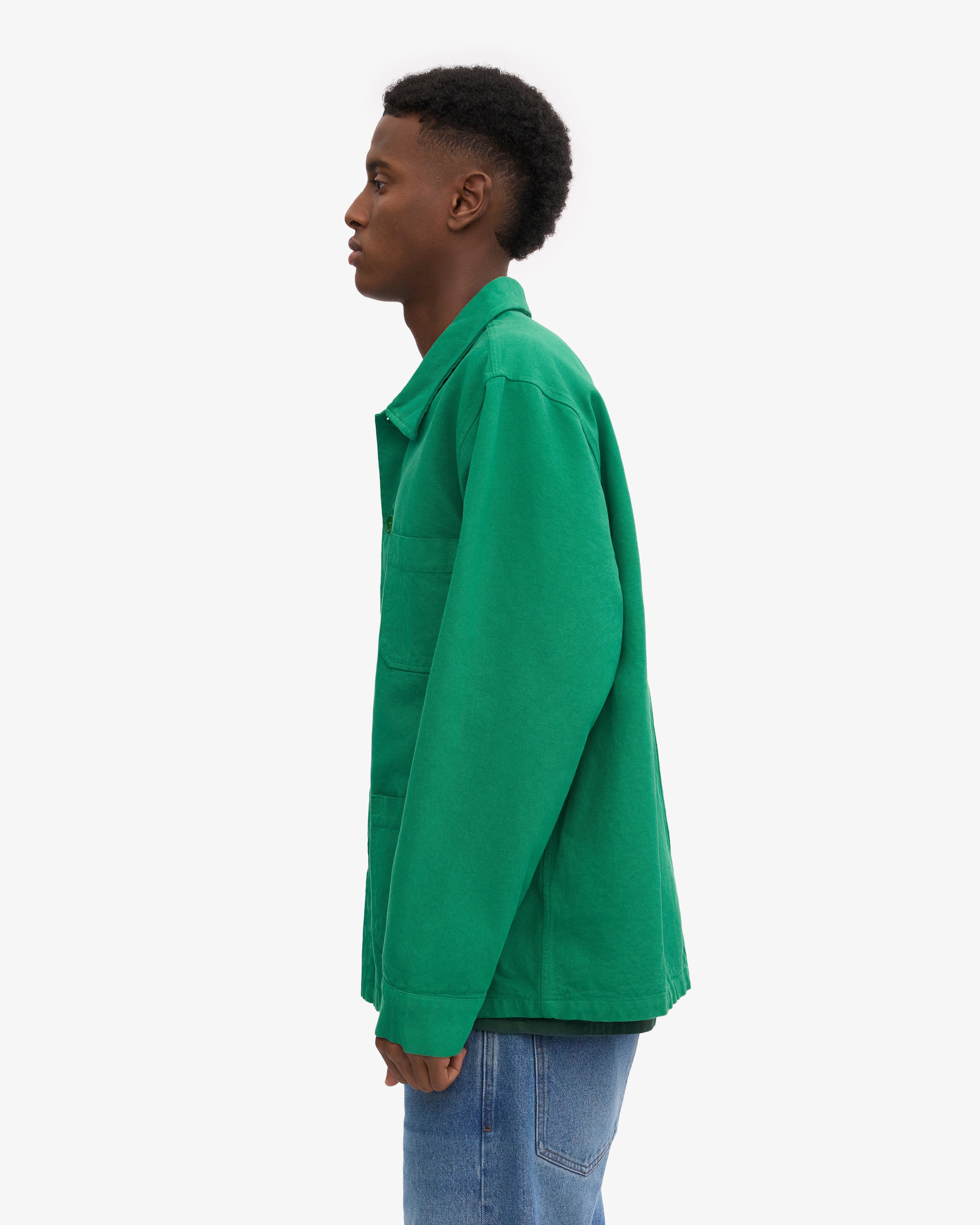 Organic Workwear Jacket - Kelly Green
