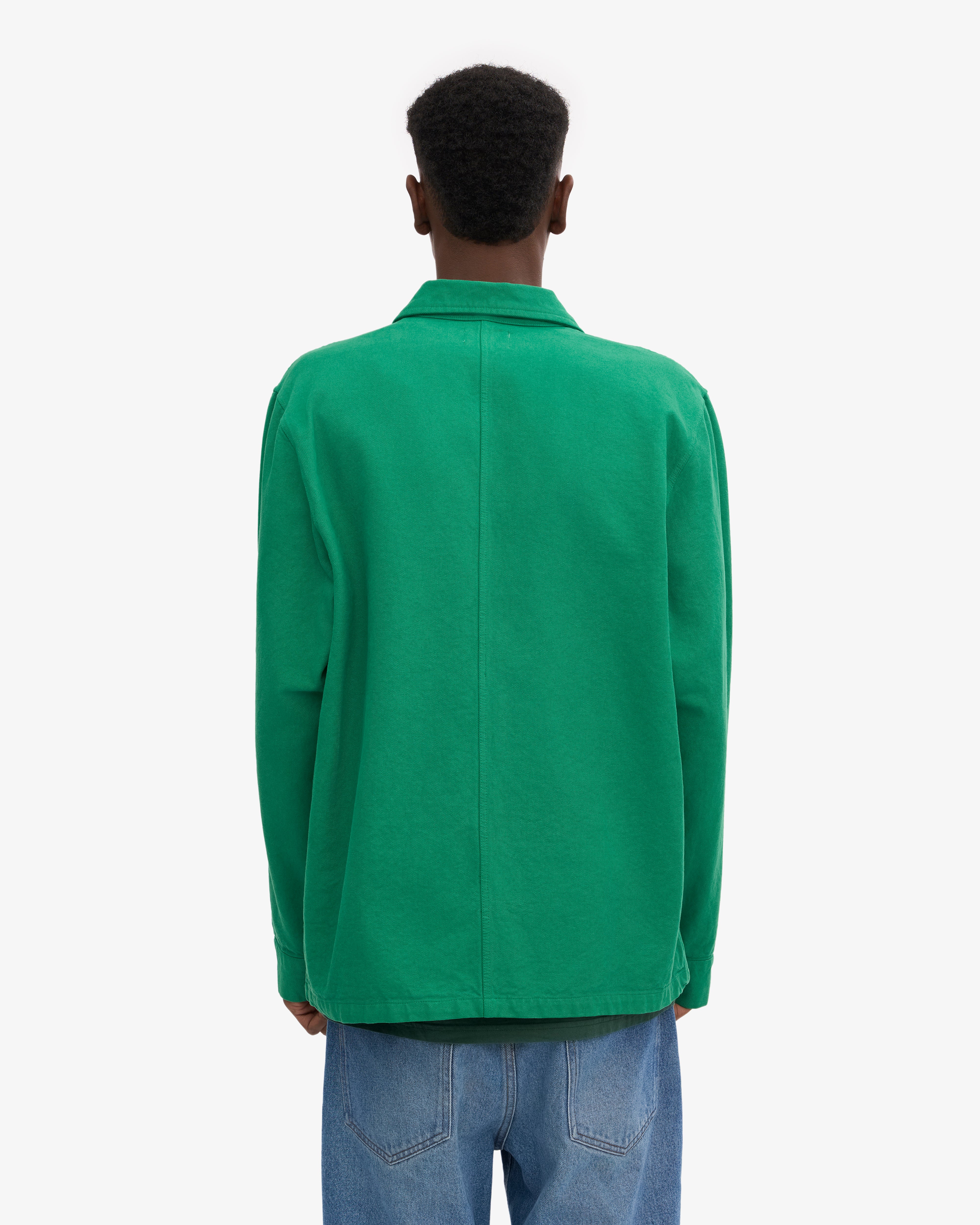 Organic Workwear Jacket - Kelly Green