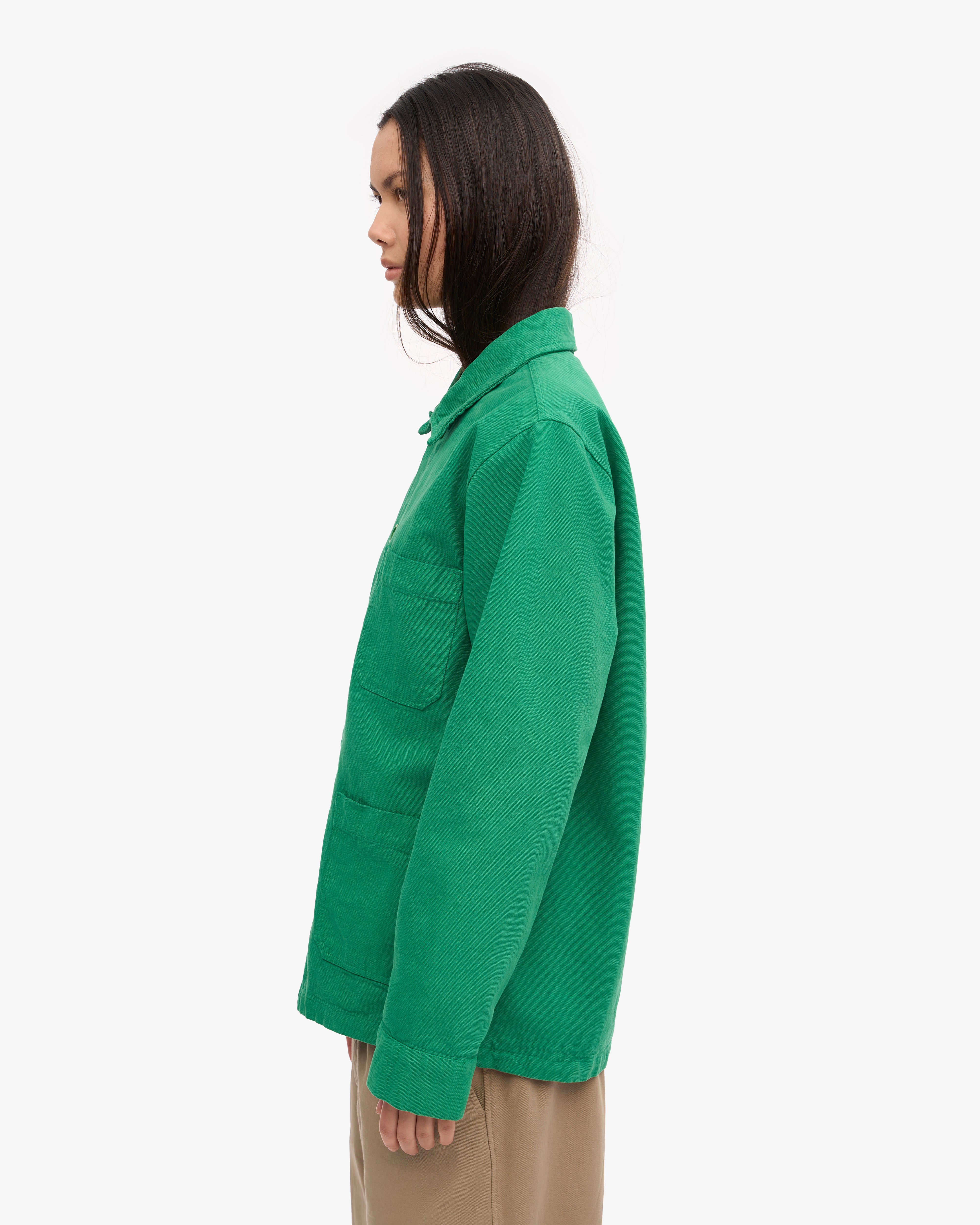 Organic Workwear Jacket - Kelly Green