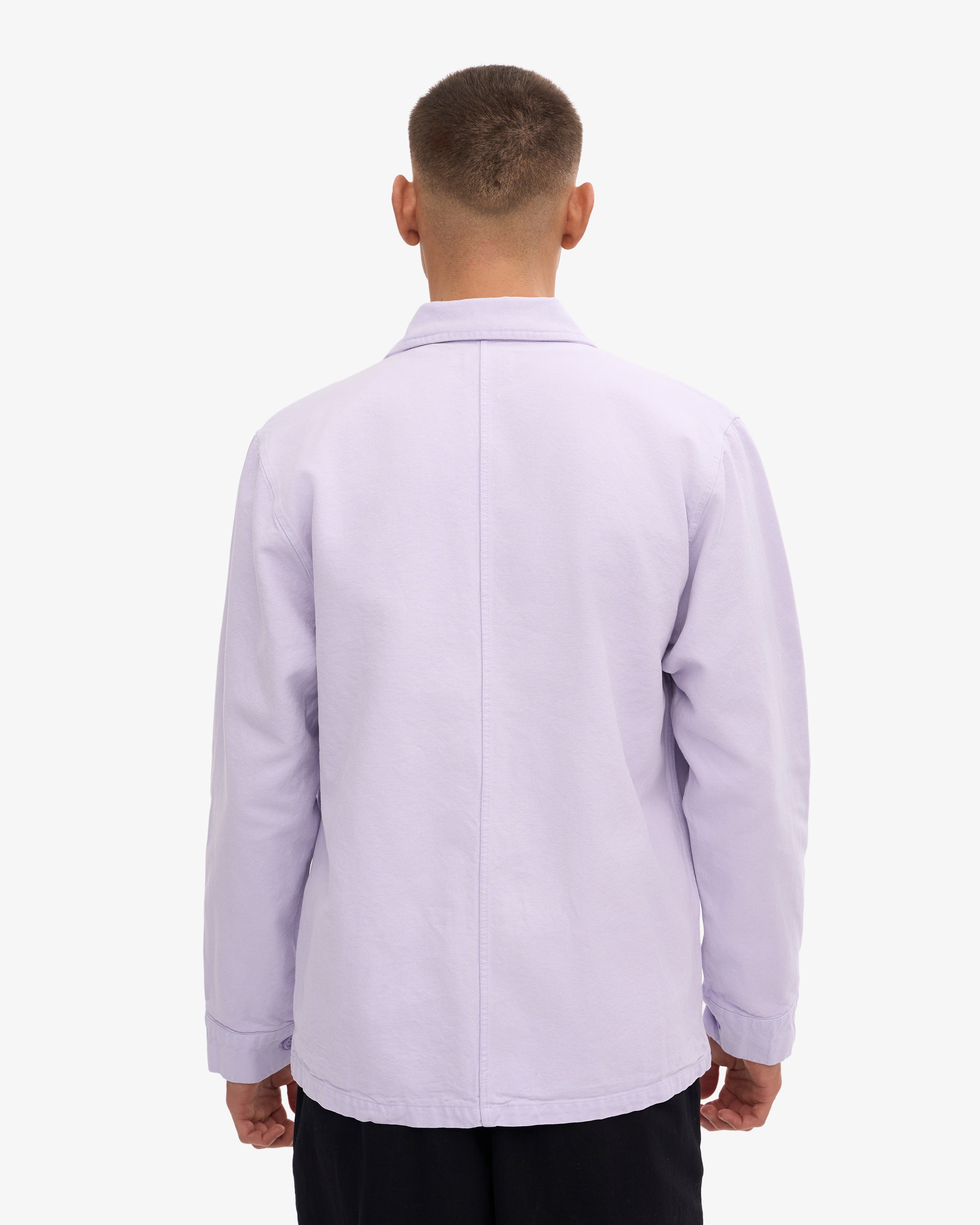 Organic Workwear Jacket - Soft Lavender