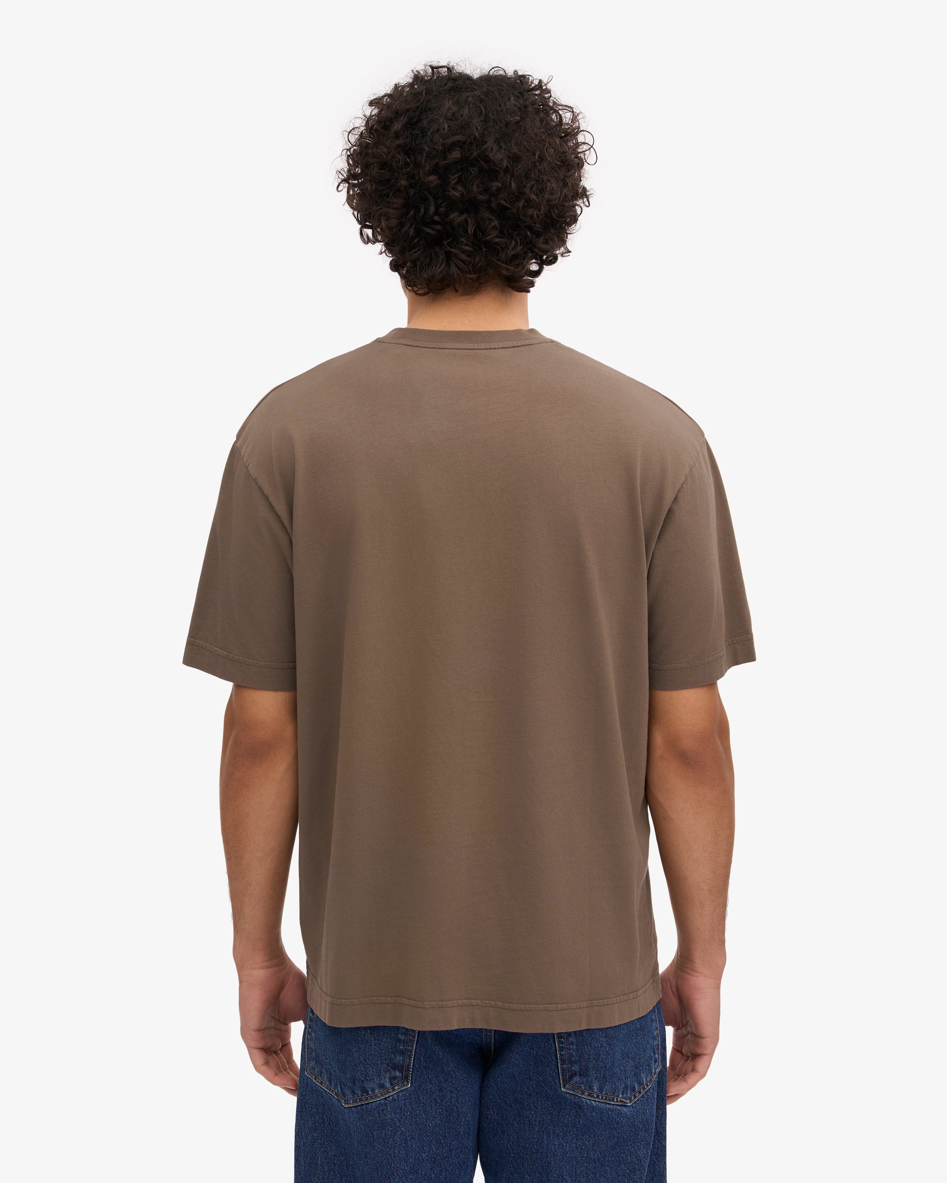 Oversized Organic T-Shirt - Cedar Brown XS