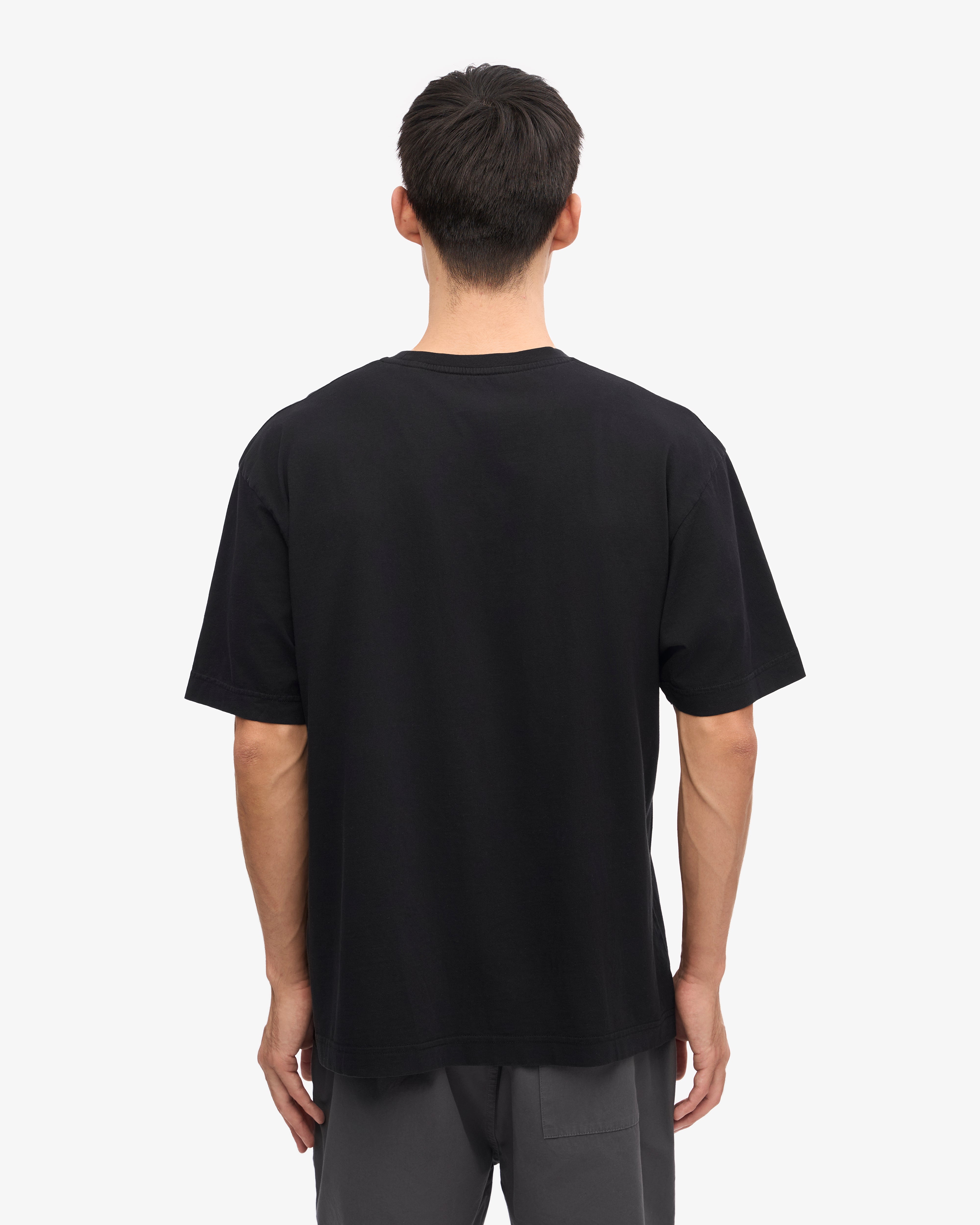 Oversized Organic T-Shirt - Deep Black XS