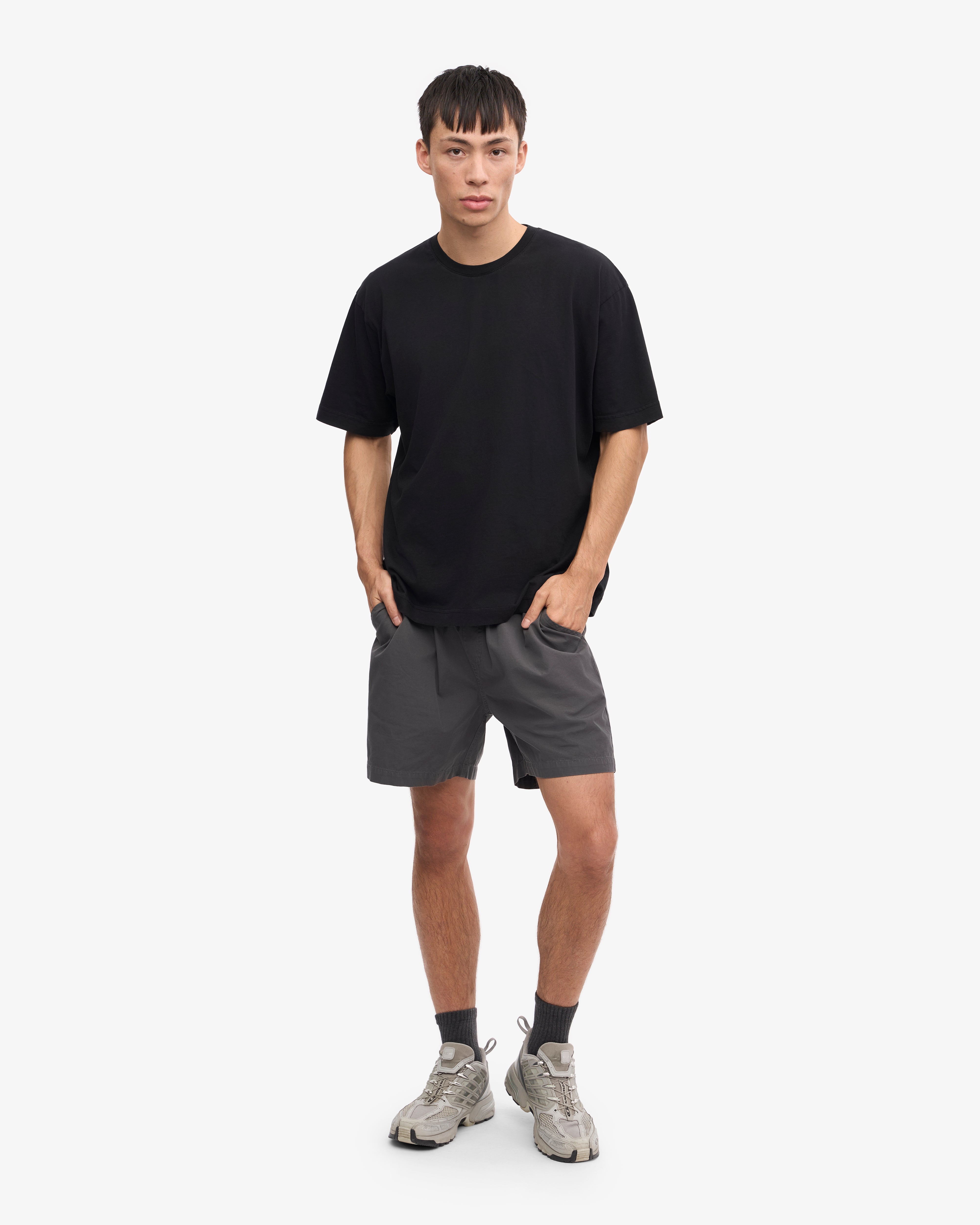 Oversized Organic T-Shirt - Deep Black XS