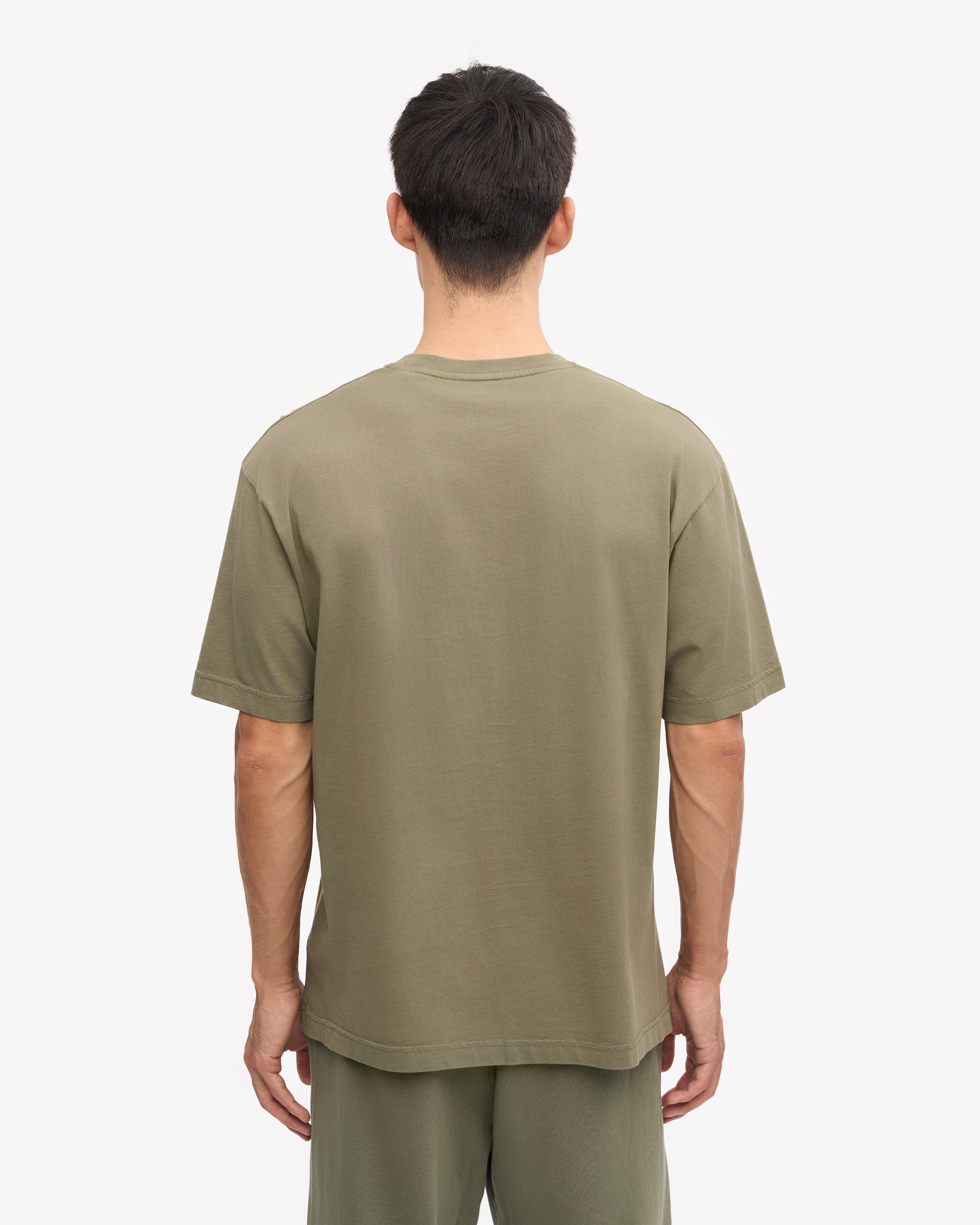 Oversized Organic T-Shirt - Dusty Olive XS