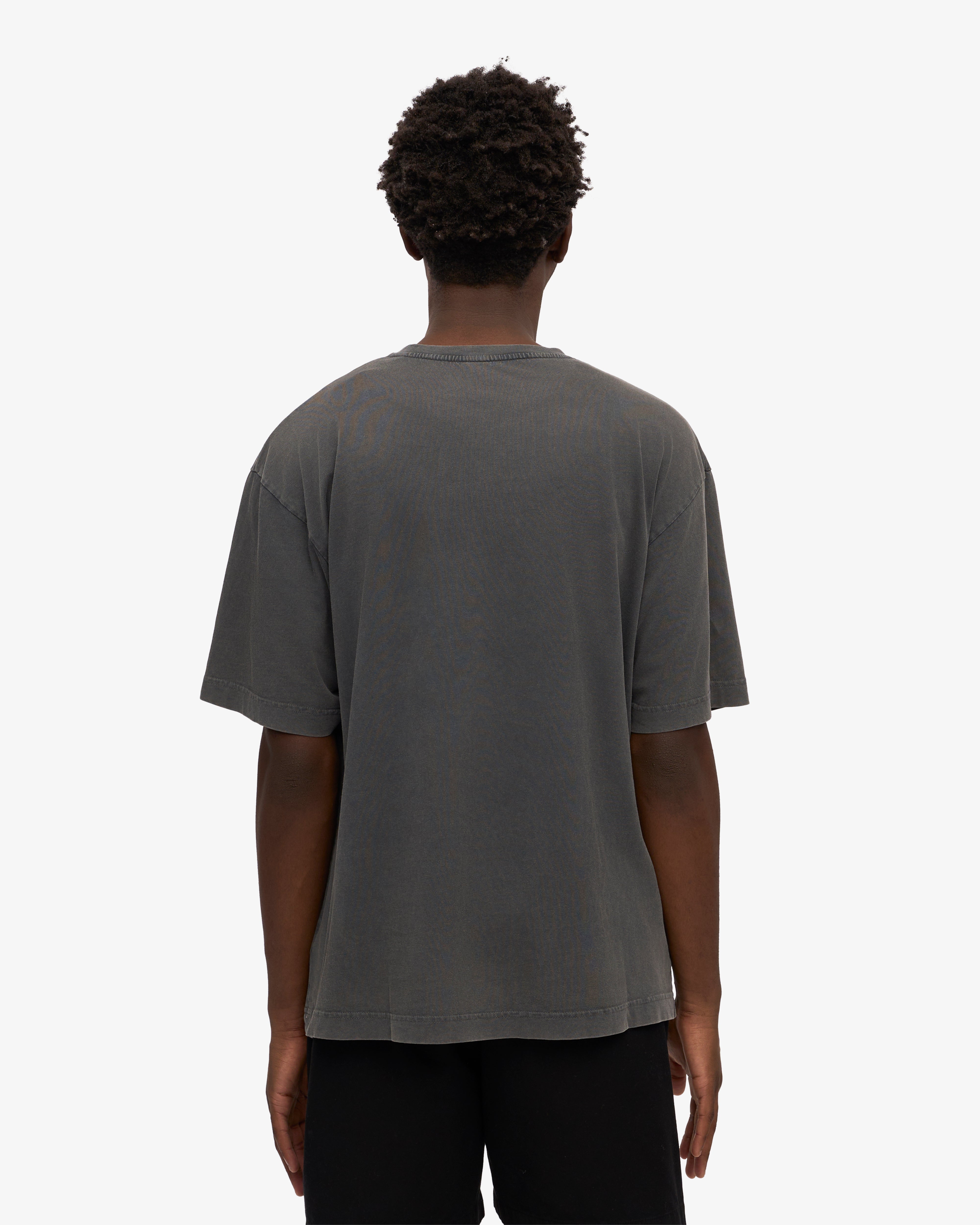 Oversized Organic T-Shirt - Faded Black XS