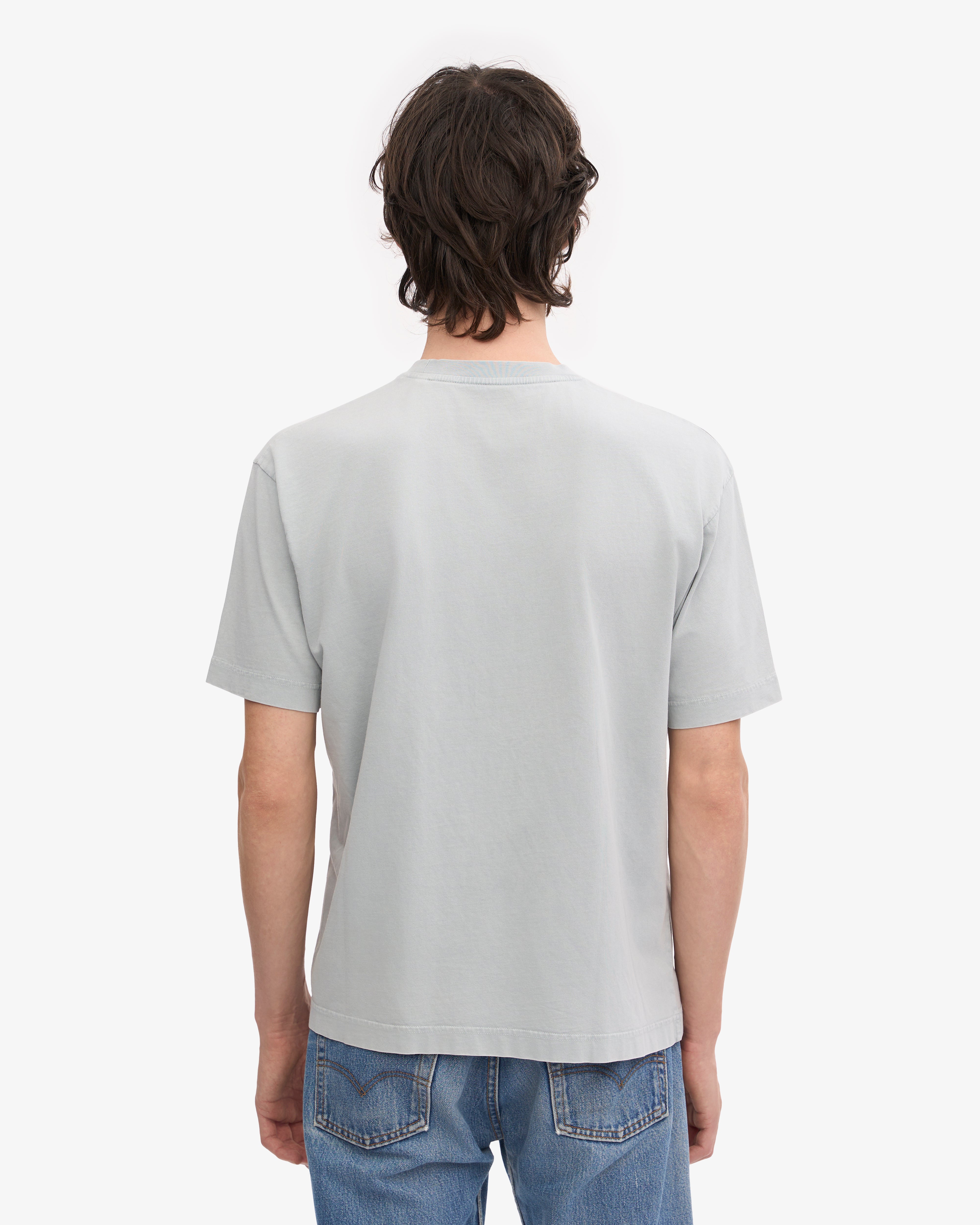 Oversized Organic T-Shirt - Faded Grey XS