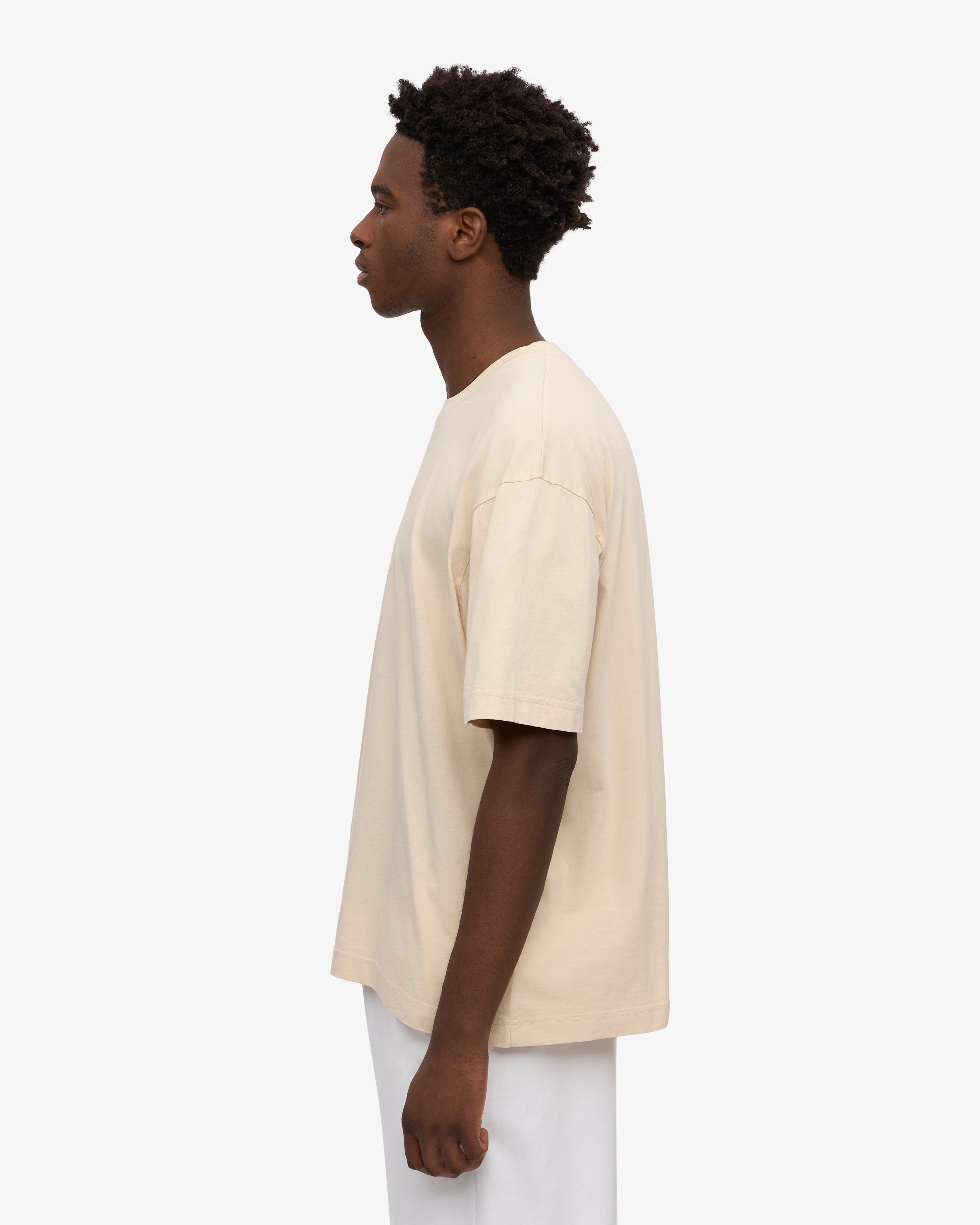 Oversized Organic T-Shirt - Ivory White XS