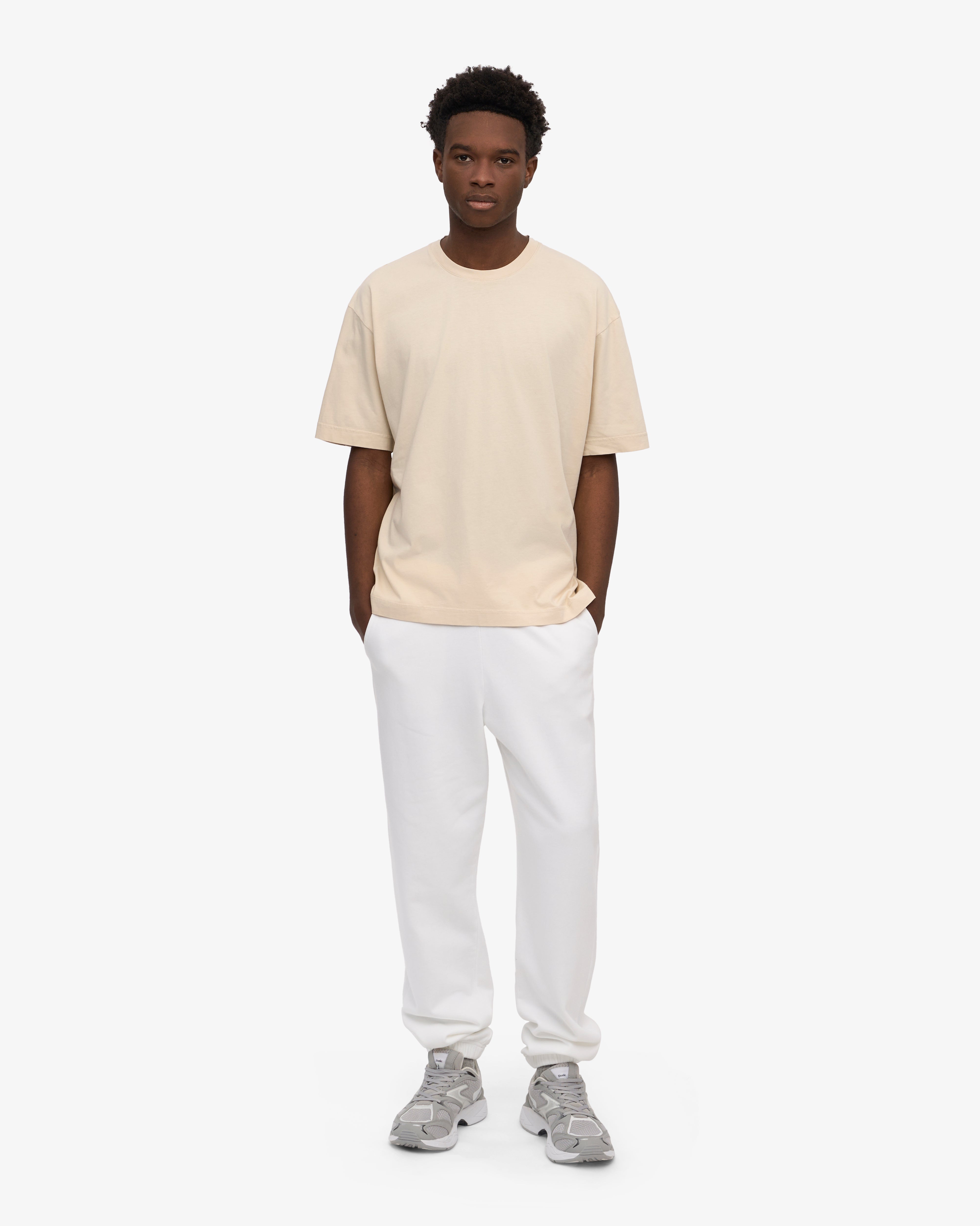 Oversized Organic T-Shirt - Ivory White XS
