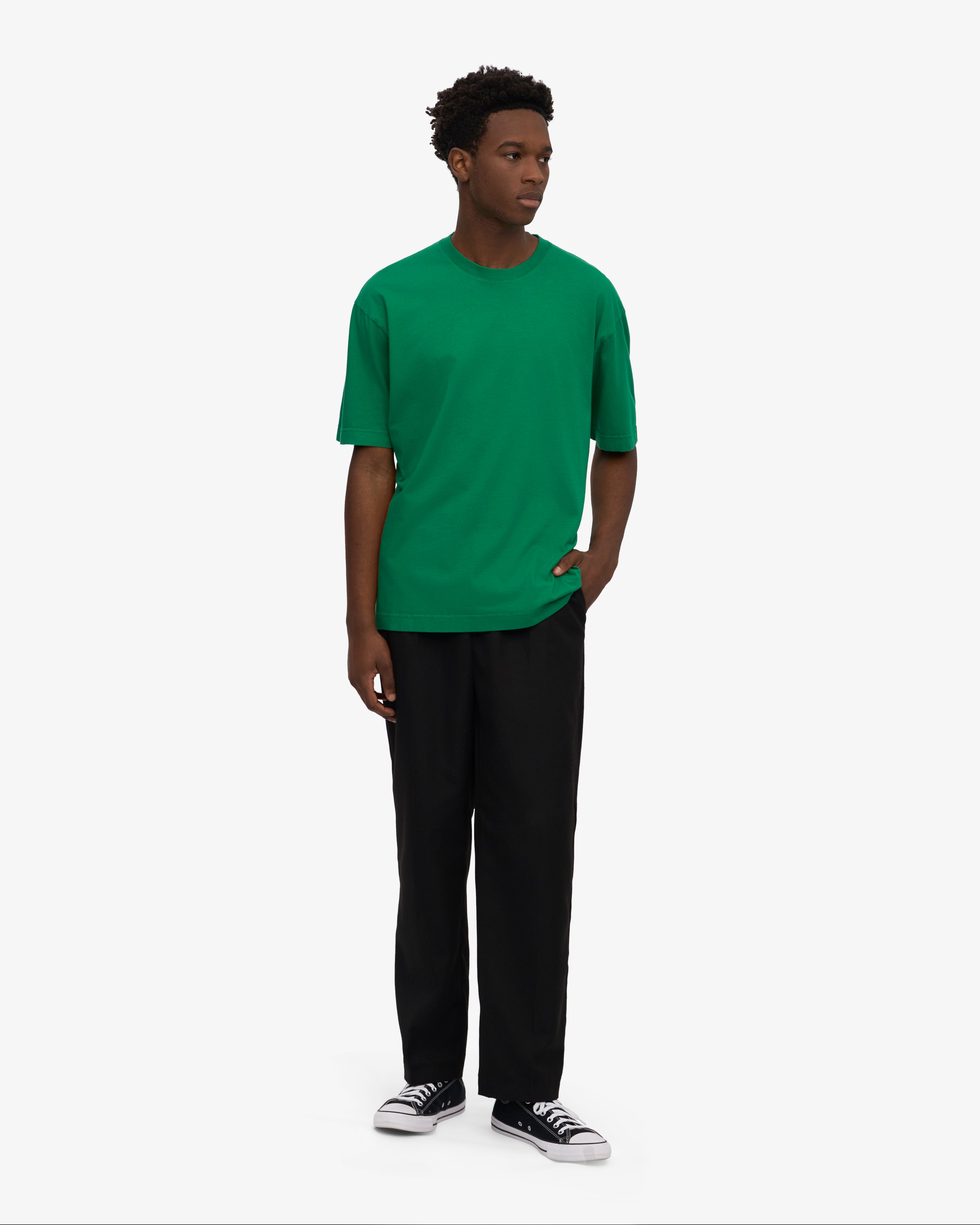 Oversized Organic T-Shirt - Kelly Green XS