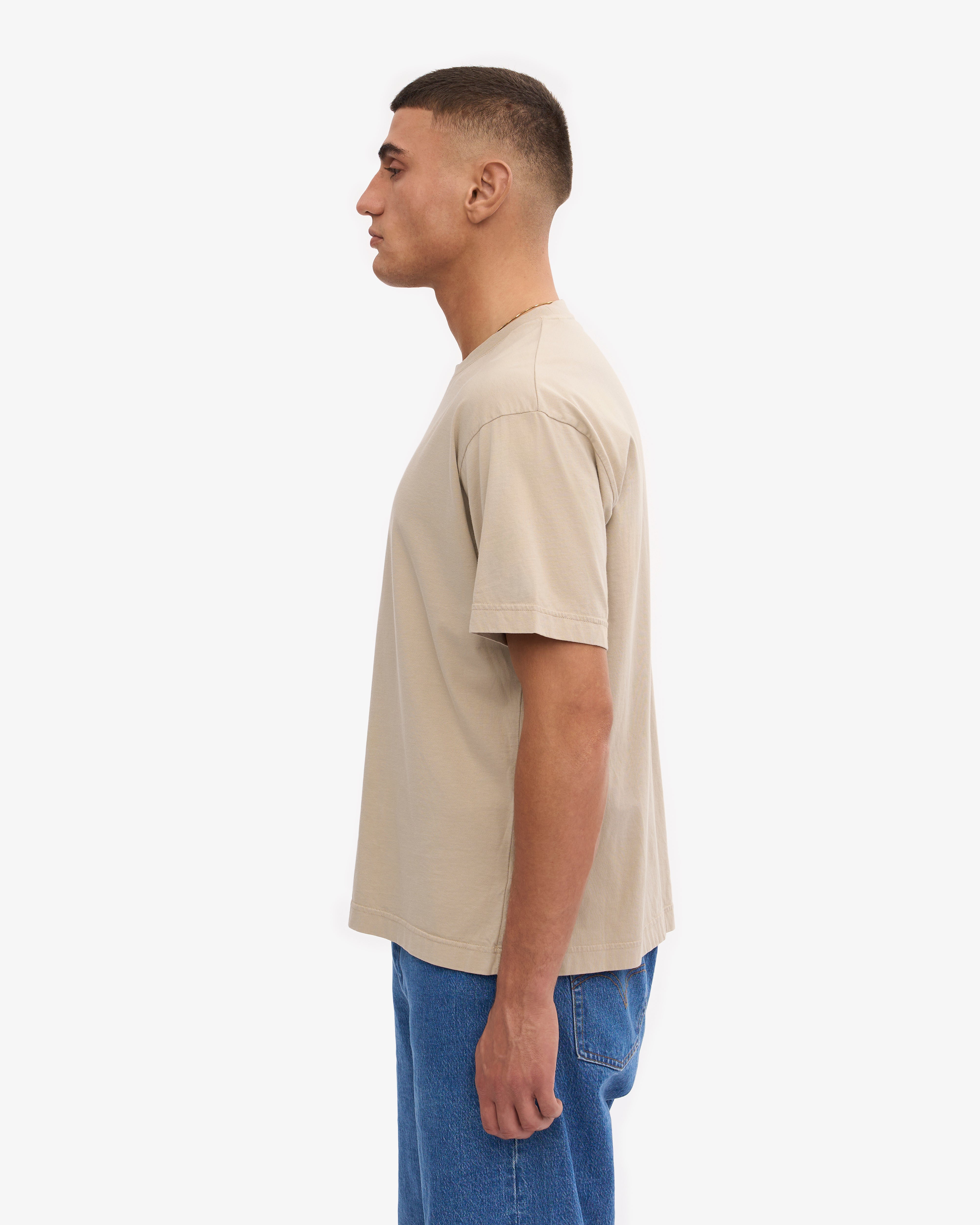 Oversized Organic T-Shirt - Oyster Grey XS
