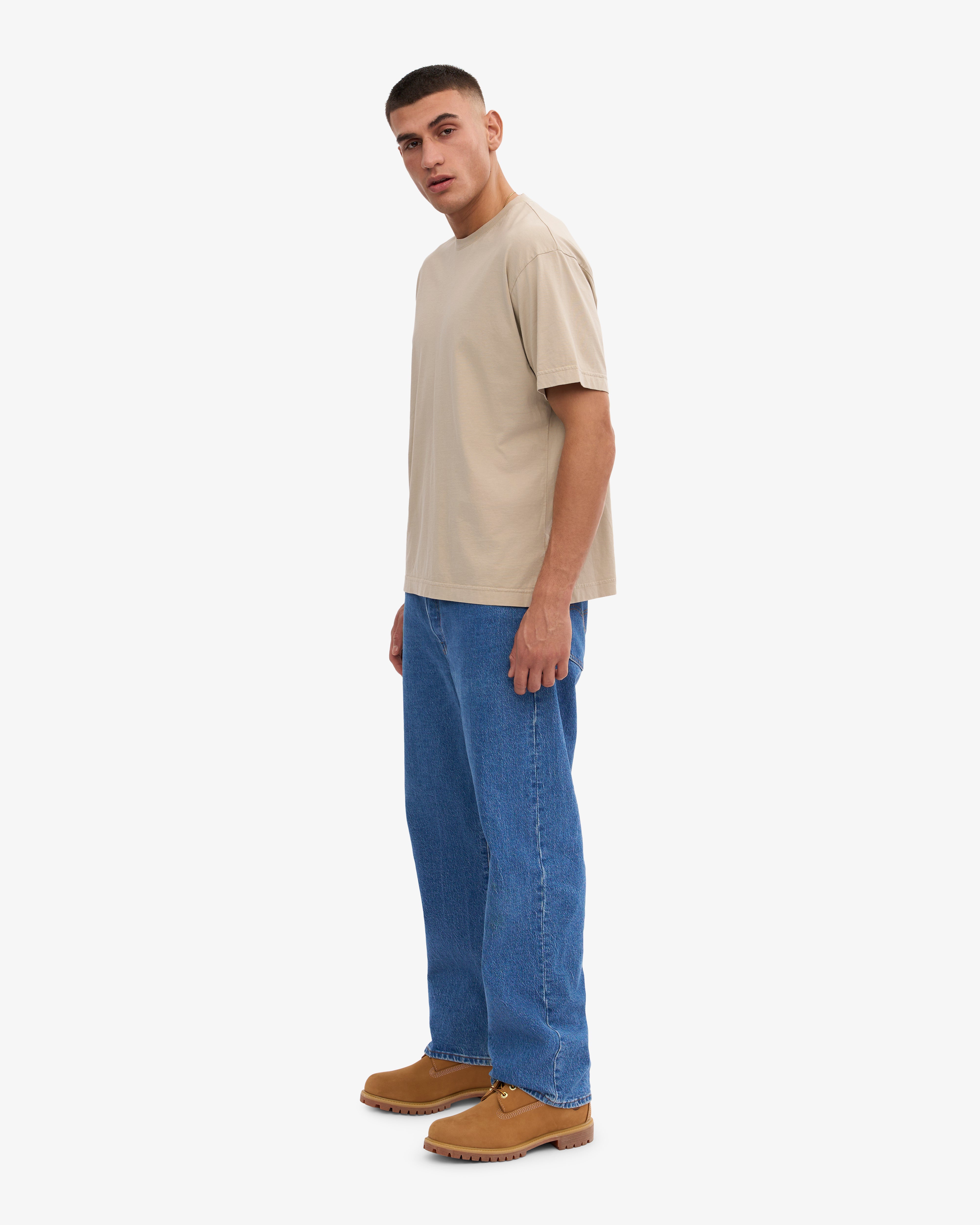 Oversized Organic T-Shirt - Oyster Grey XS