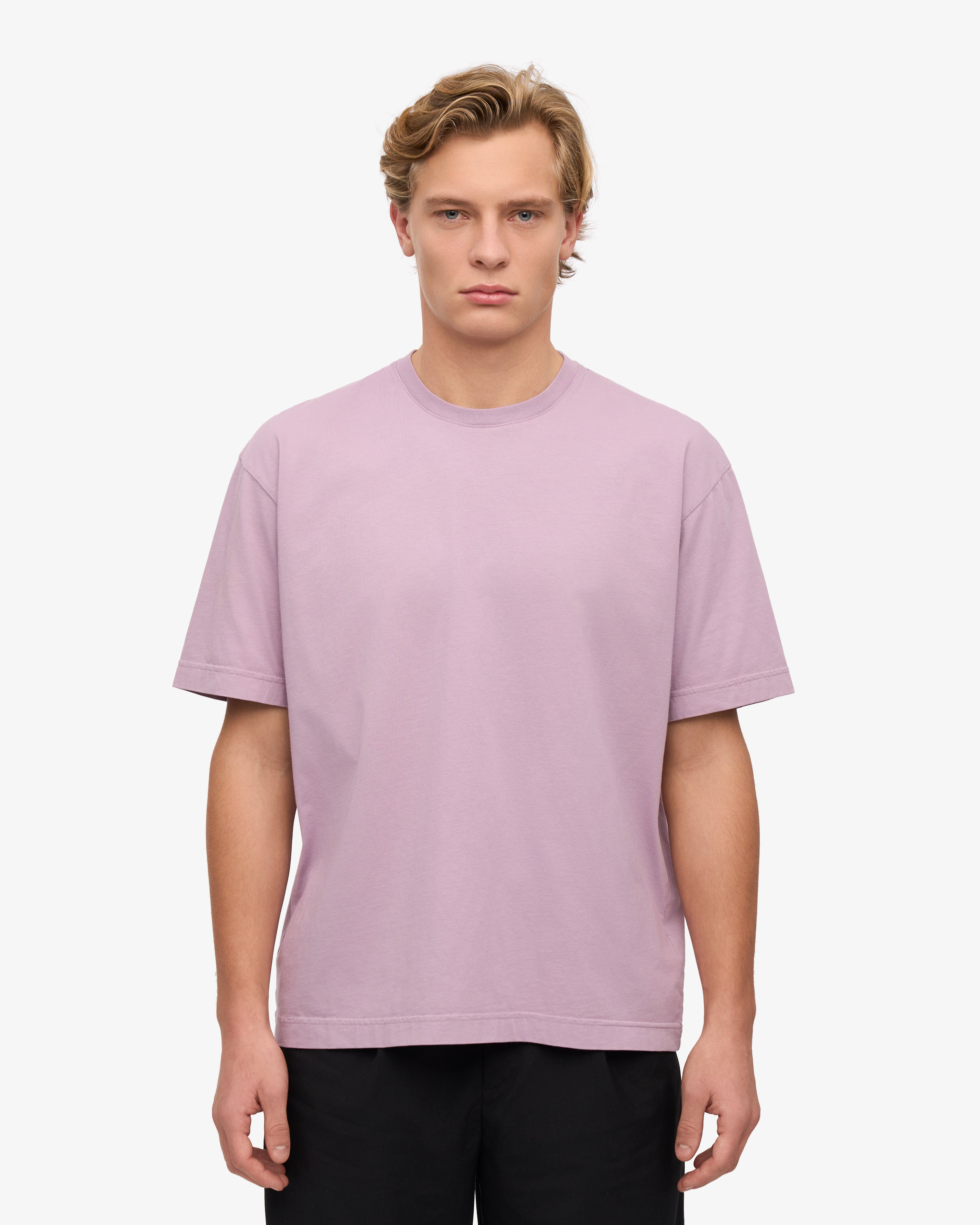 Oversized Organic T-Shirt - Pearly Purple XS