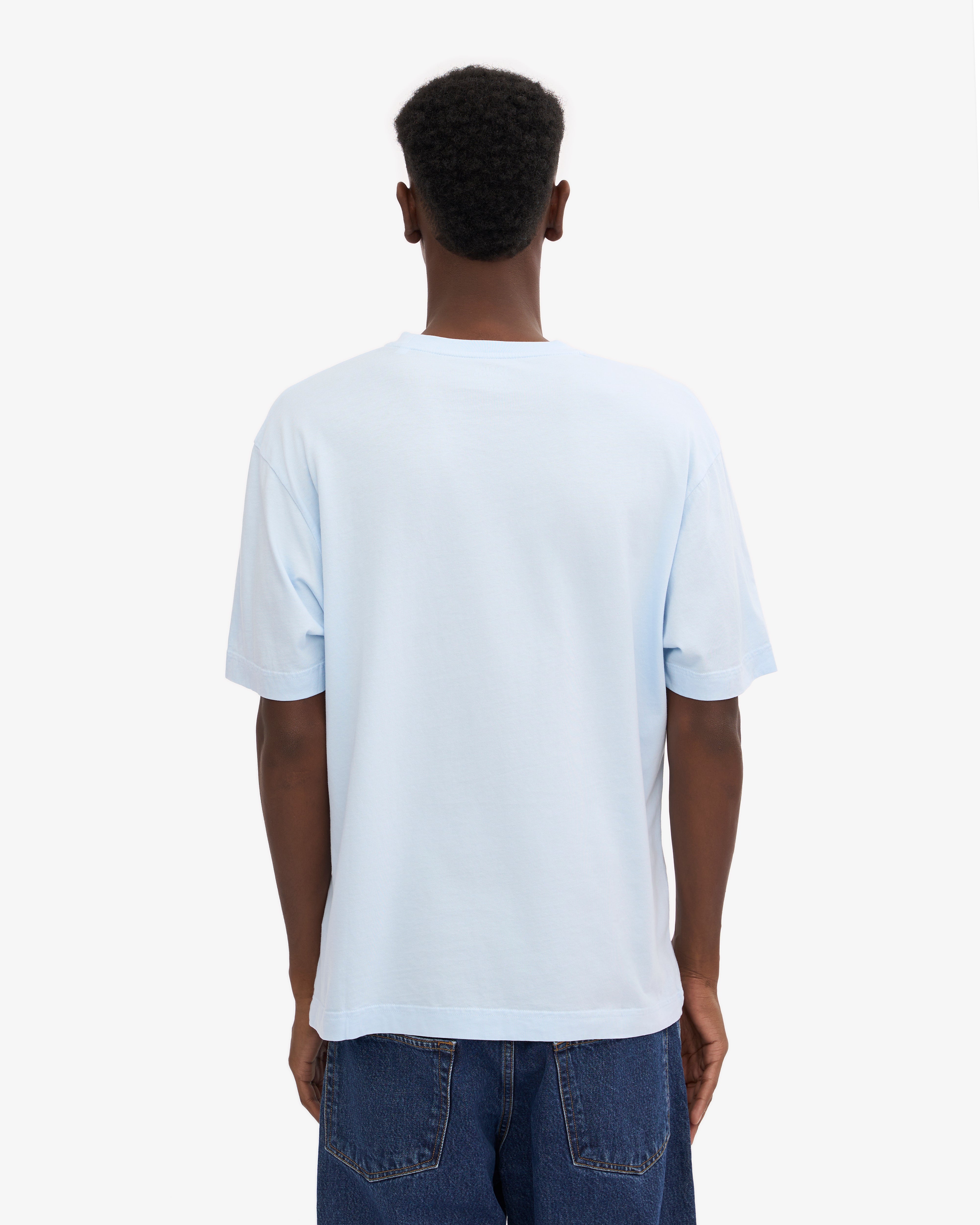 Oversized Organic T-Shirt - Polar Blue XS