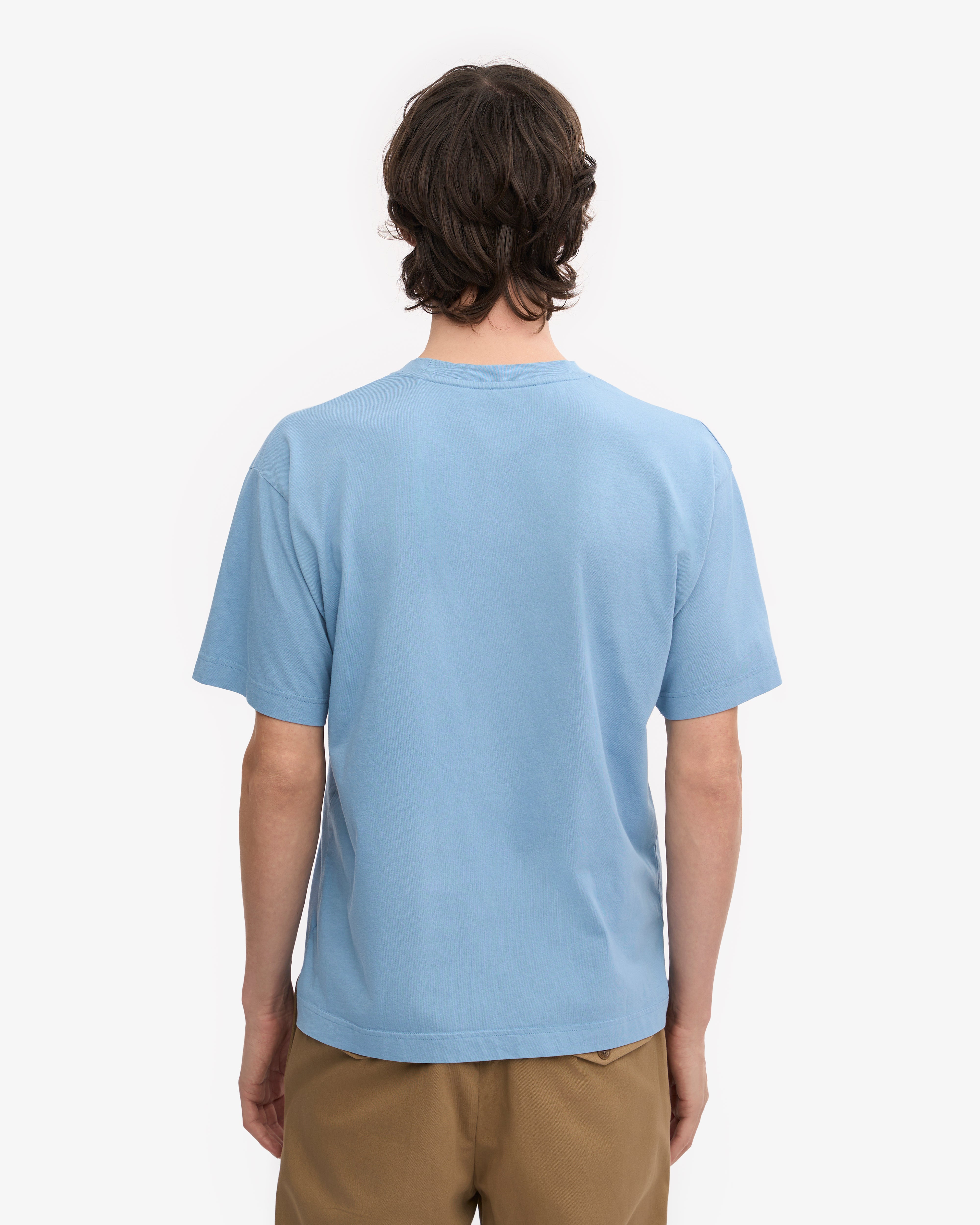 Oversized Organic T-Shirt - Seaside Blue XS