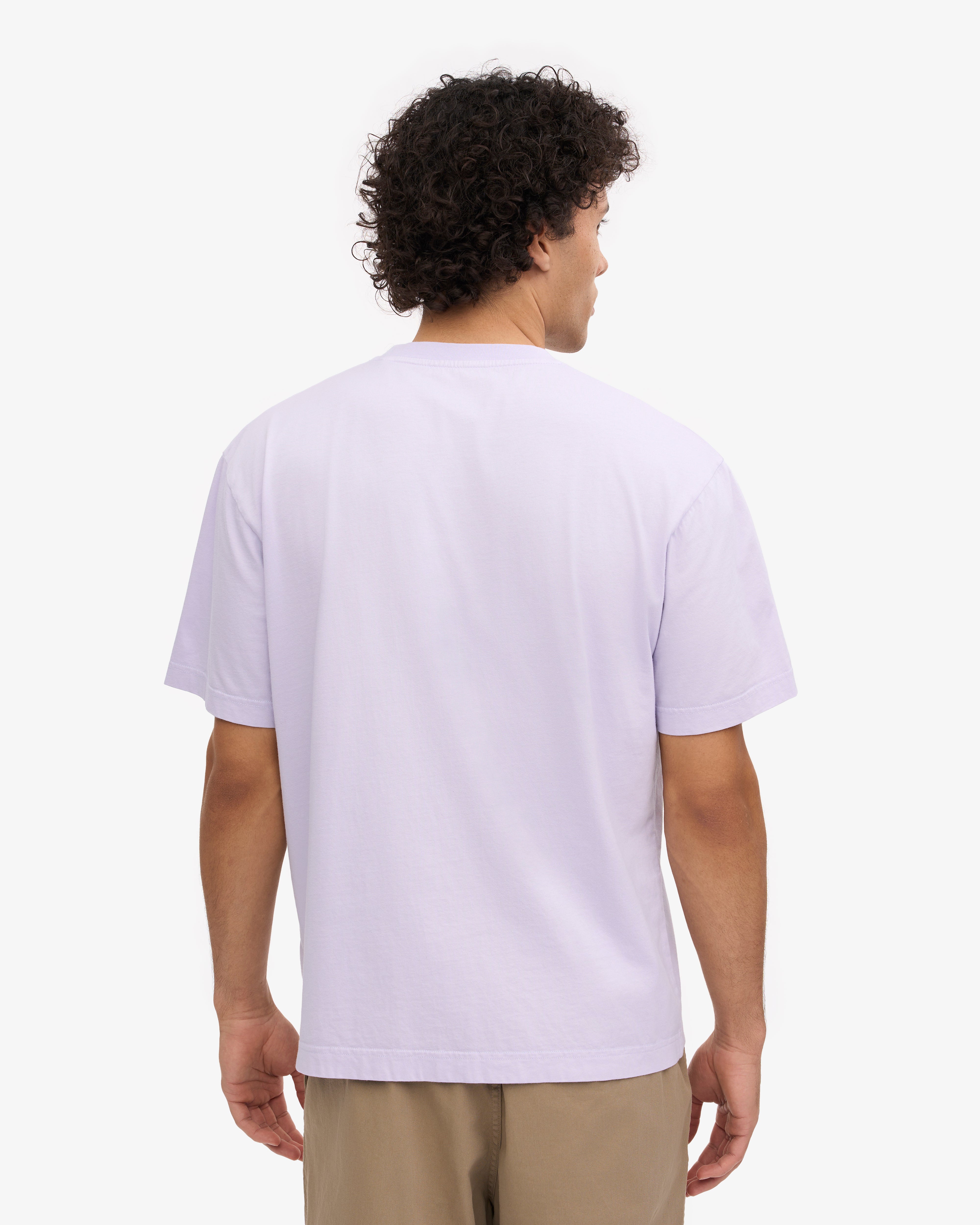 Oversized Organic T-Shirt - Soft Lavender XS