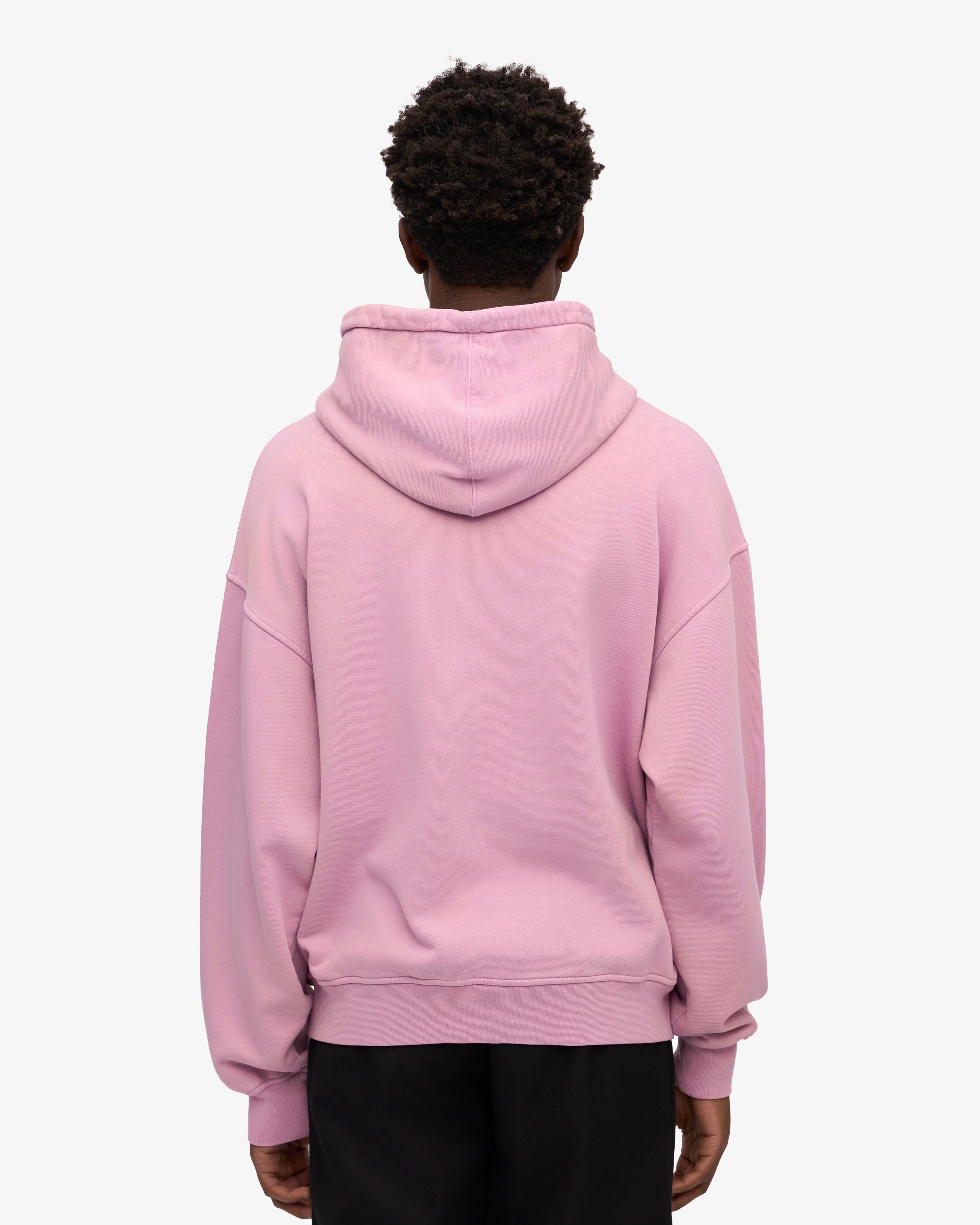 Organic Oversized Zip Hood - Cherry Blossom