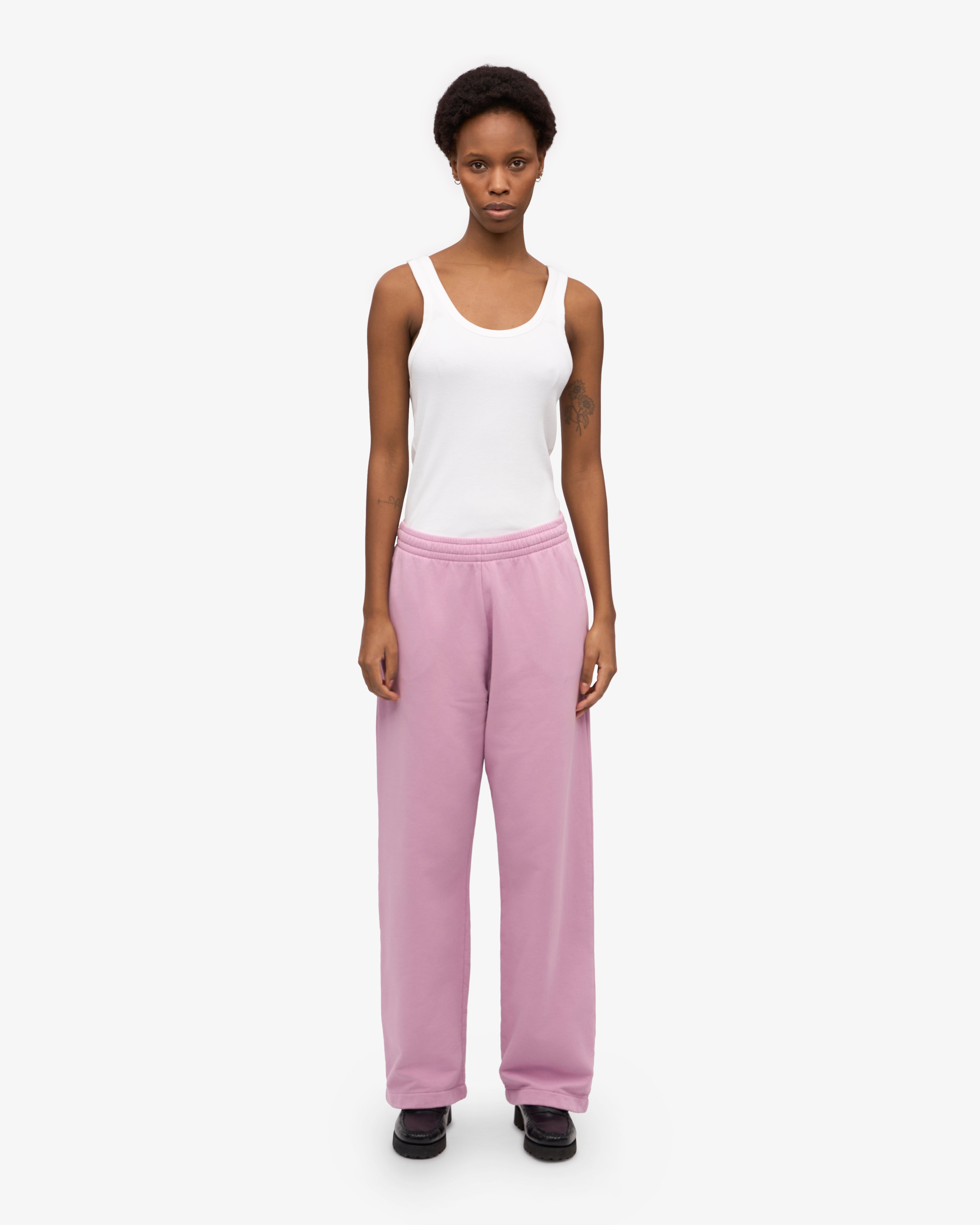 Organic Straight Leg Sweatpants - Cherry Blossom