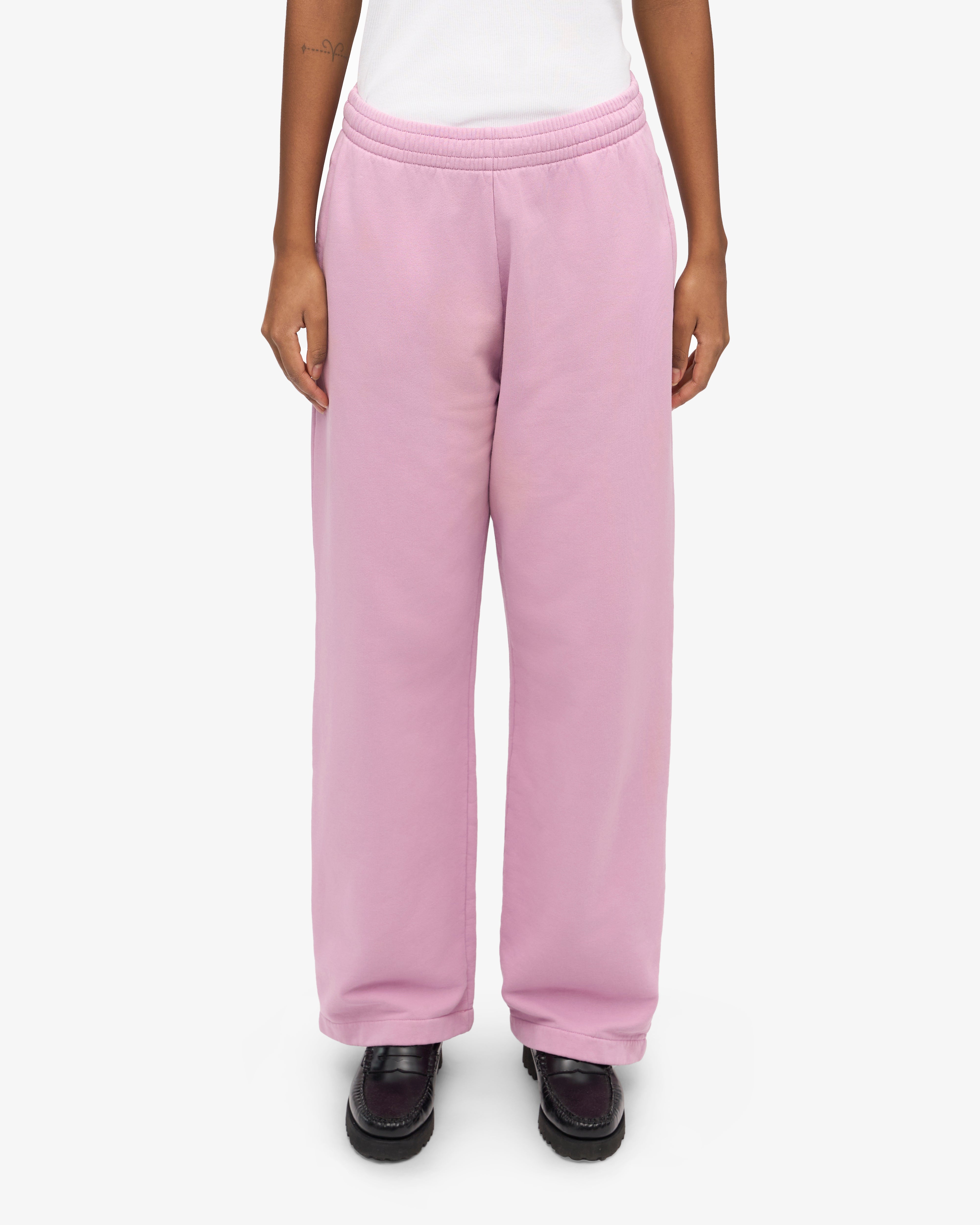 Organic Straight Leg Sweatpants - Cherry Blossom