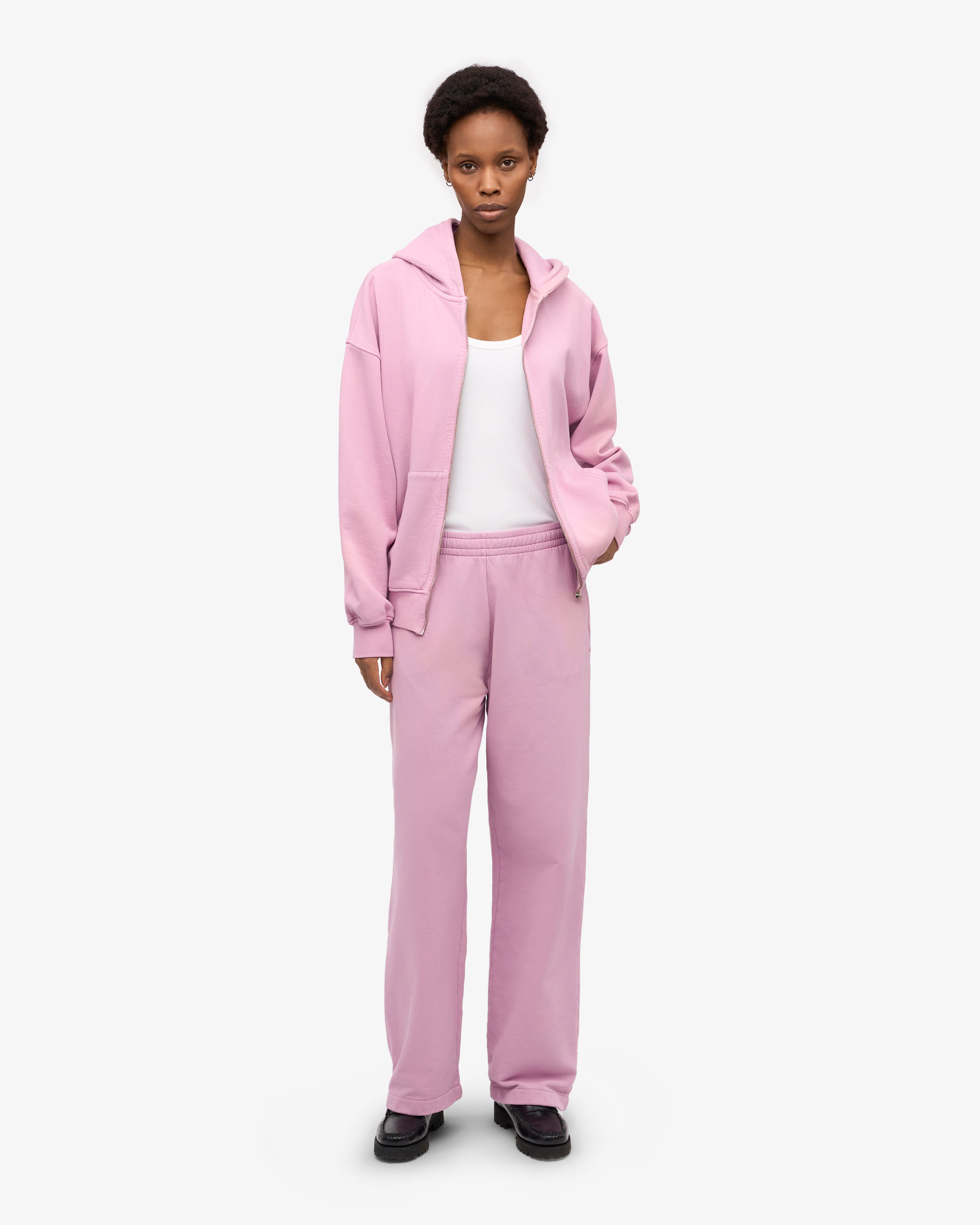 Organic Straight Leg Sweatpants - Cherry Blossom