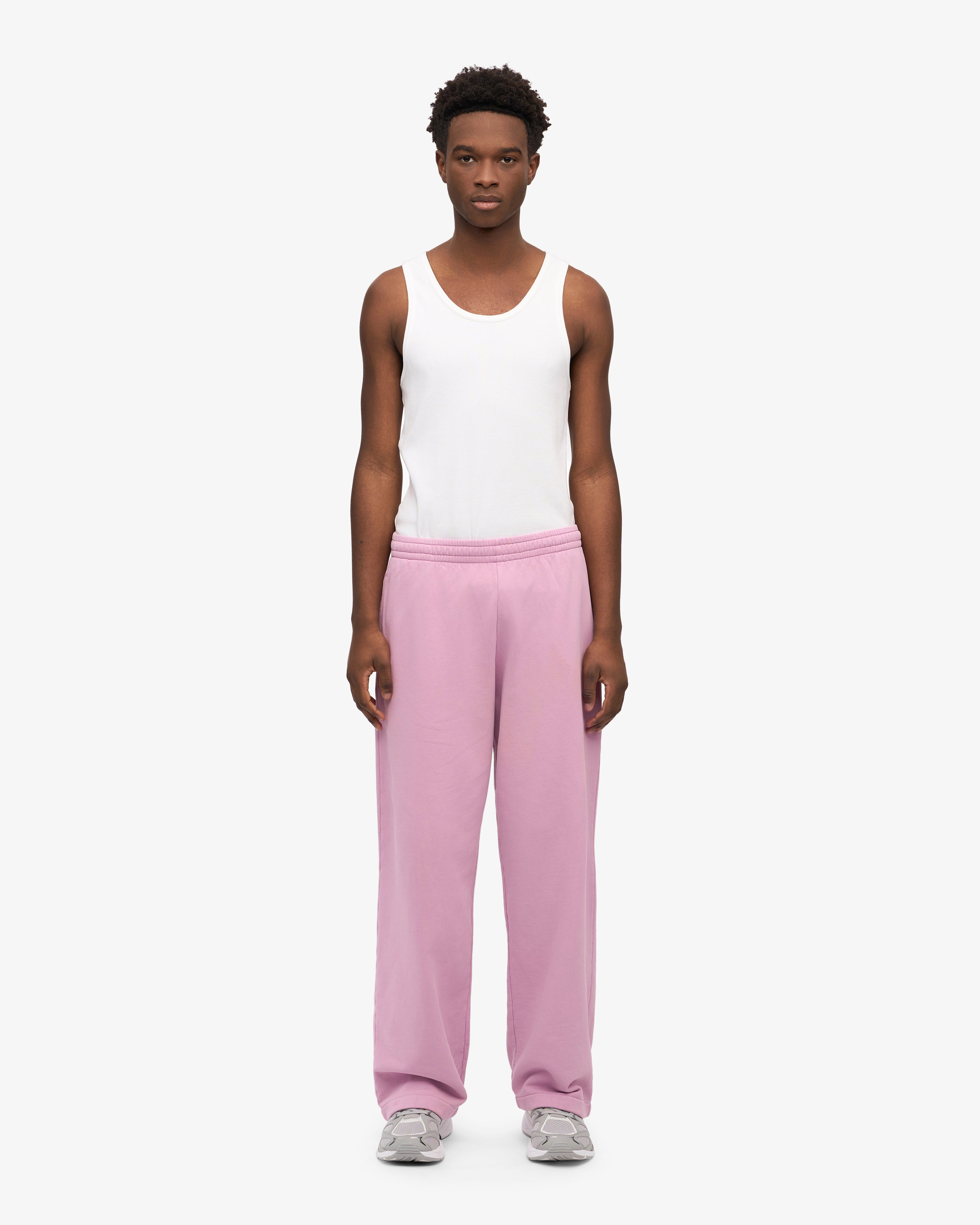 Organic Straight Leg Sweatpants - Cherry Blossom