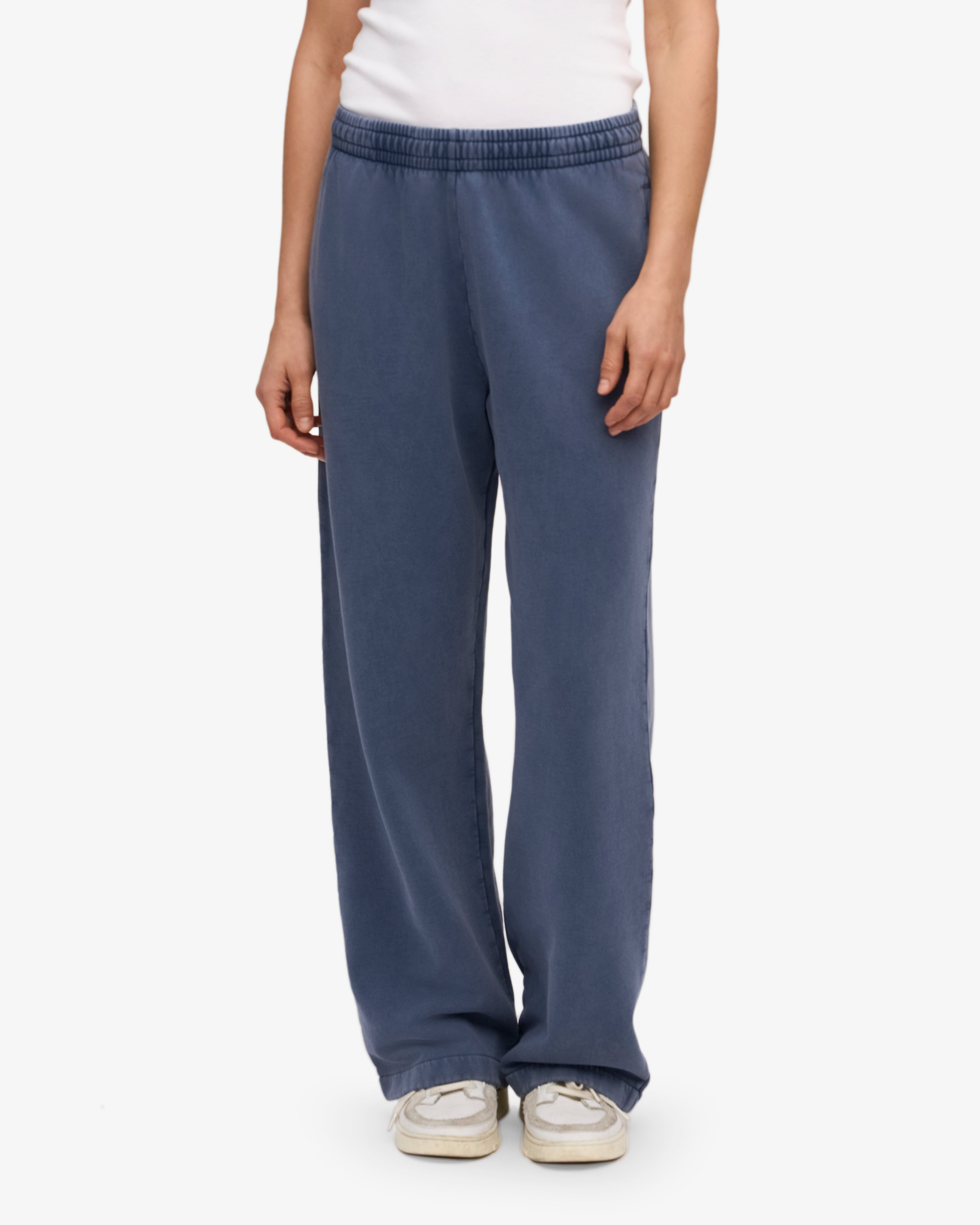 Organic Straight Leg Sweatpants - Neptune Blue