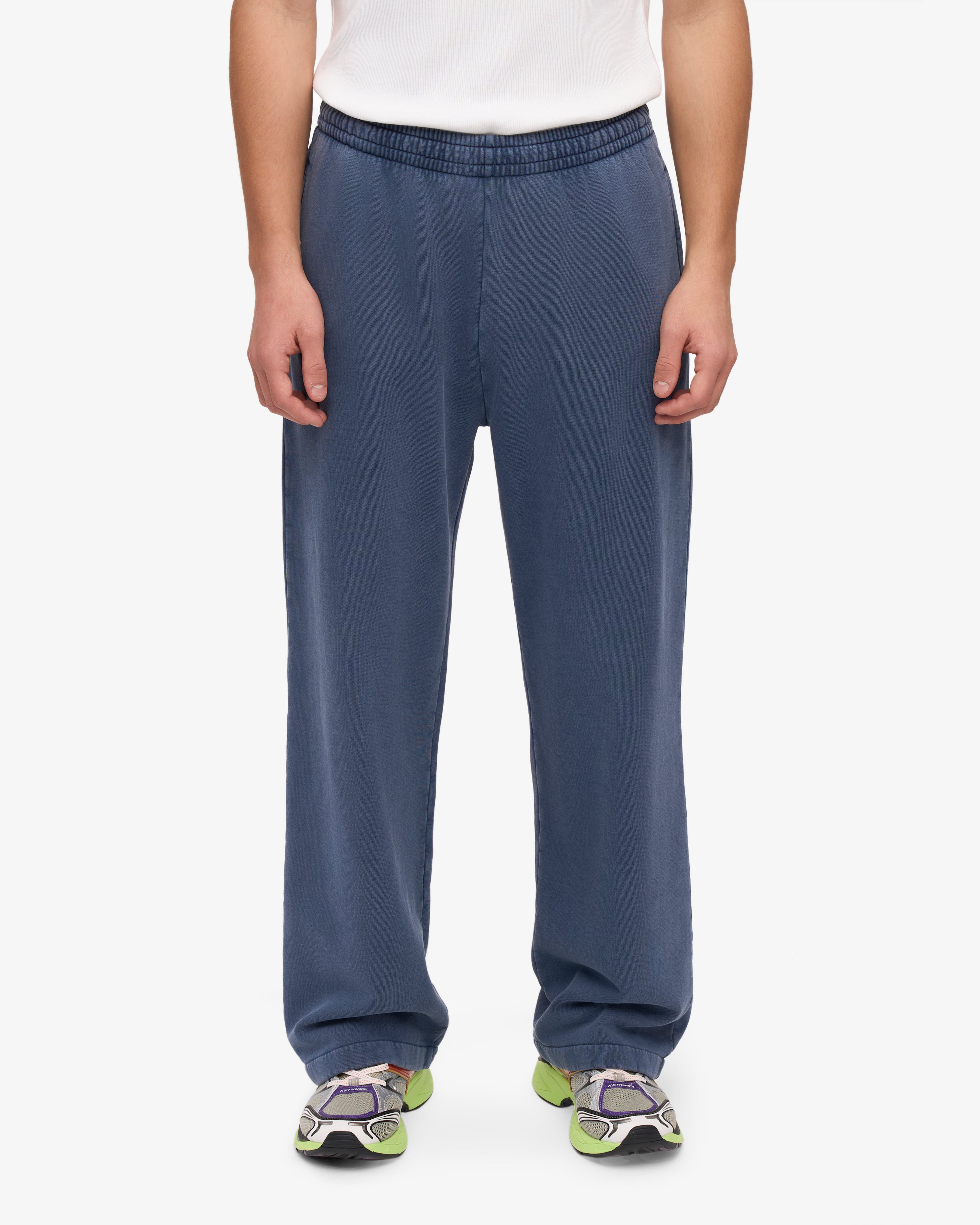 Organic Straight Leg Sweatpants - Neptune Blue