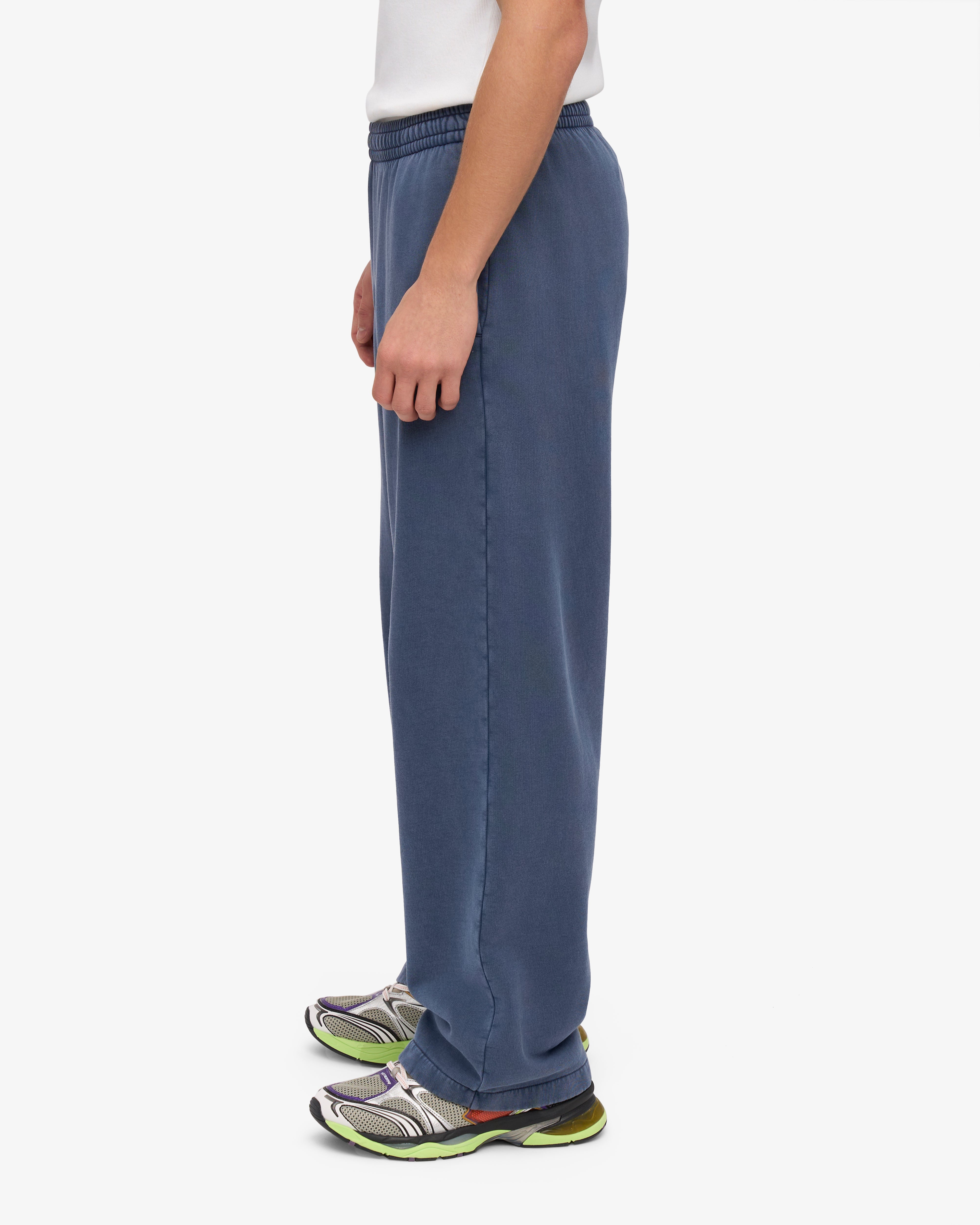 Organic Straight Leg Sweatpants - Neptune Blue
