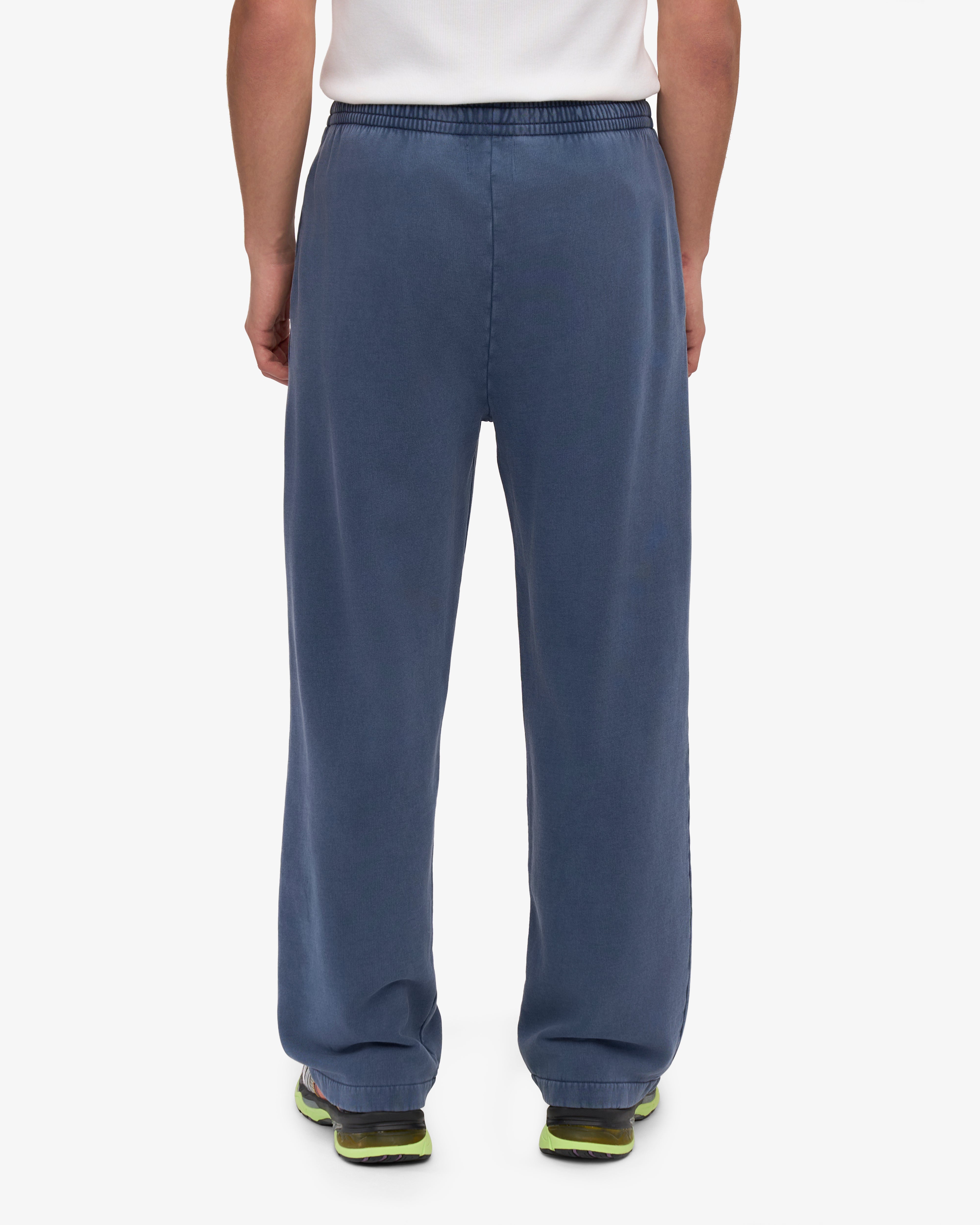 Organic Straight Leg Sweatpants - Neptune Blue