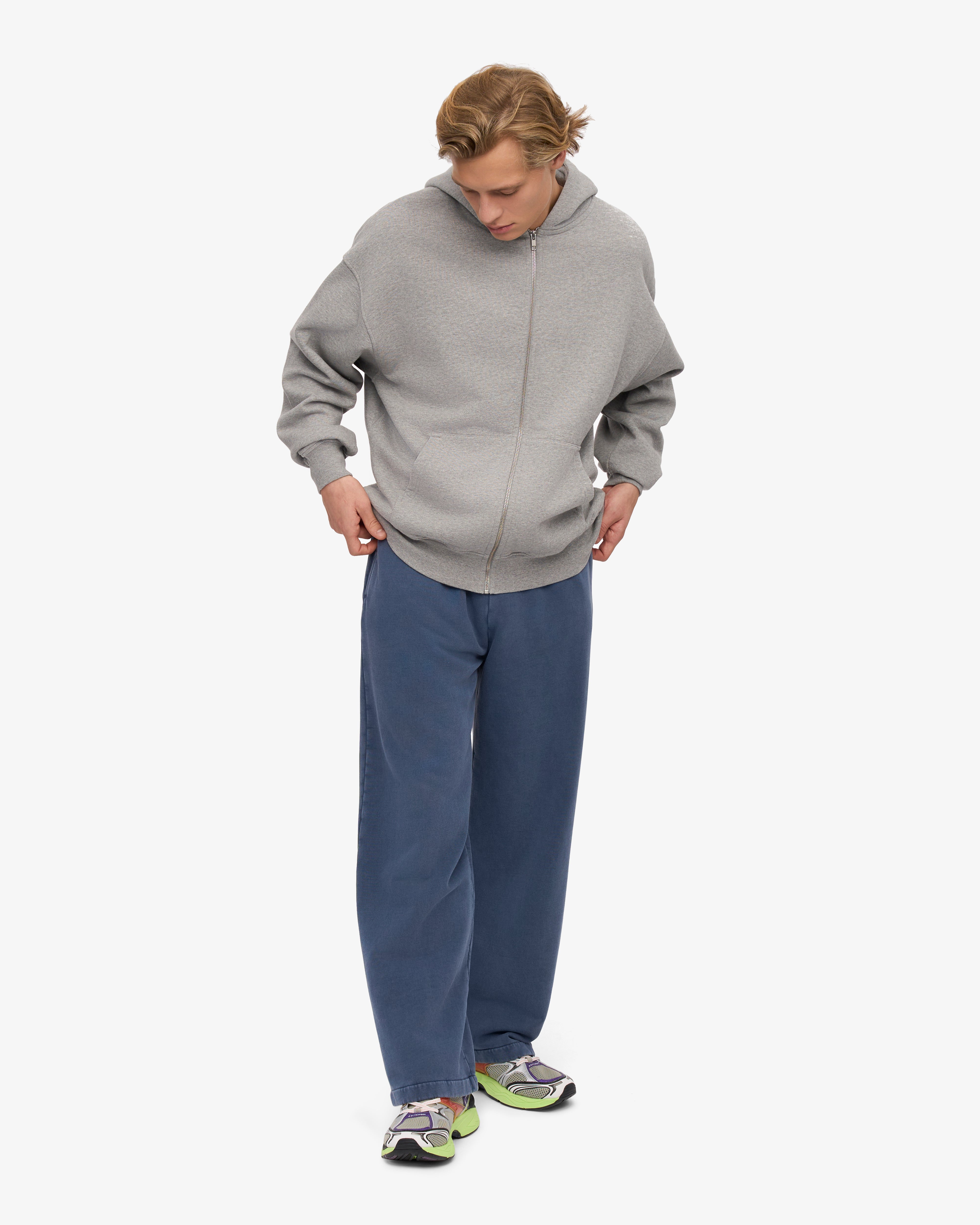 Organic Straight Leg Sweatpants - Neptune Blue