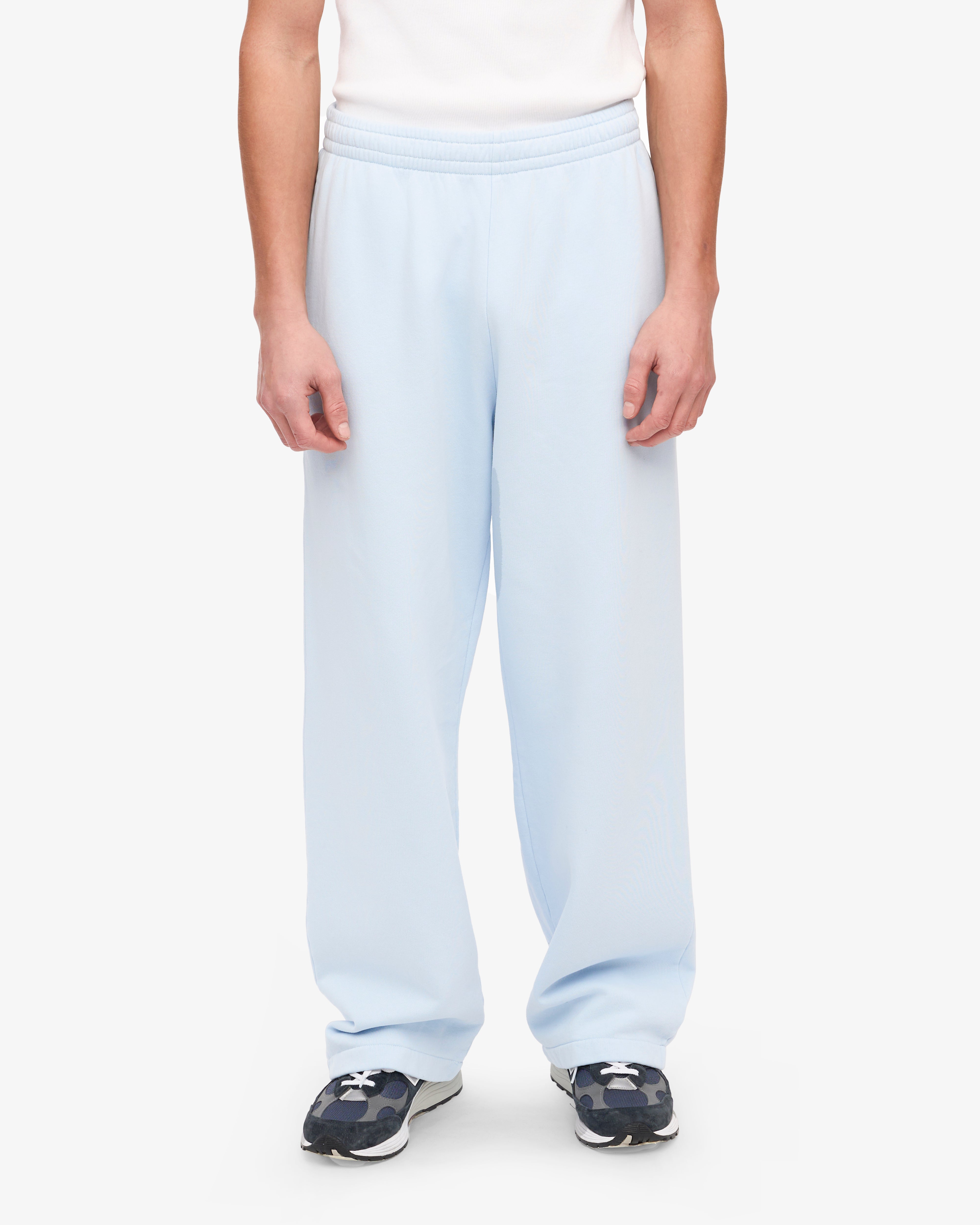 Organic Straight Leg Sweatpants - Polar Blue