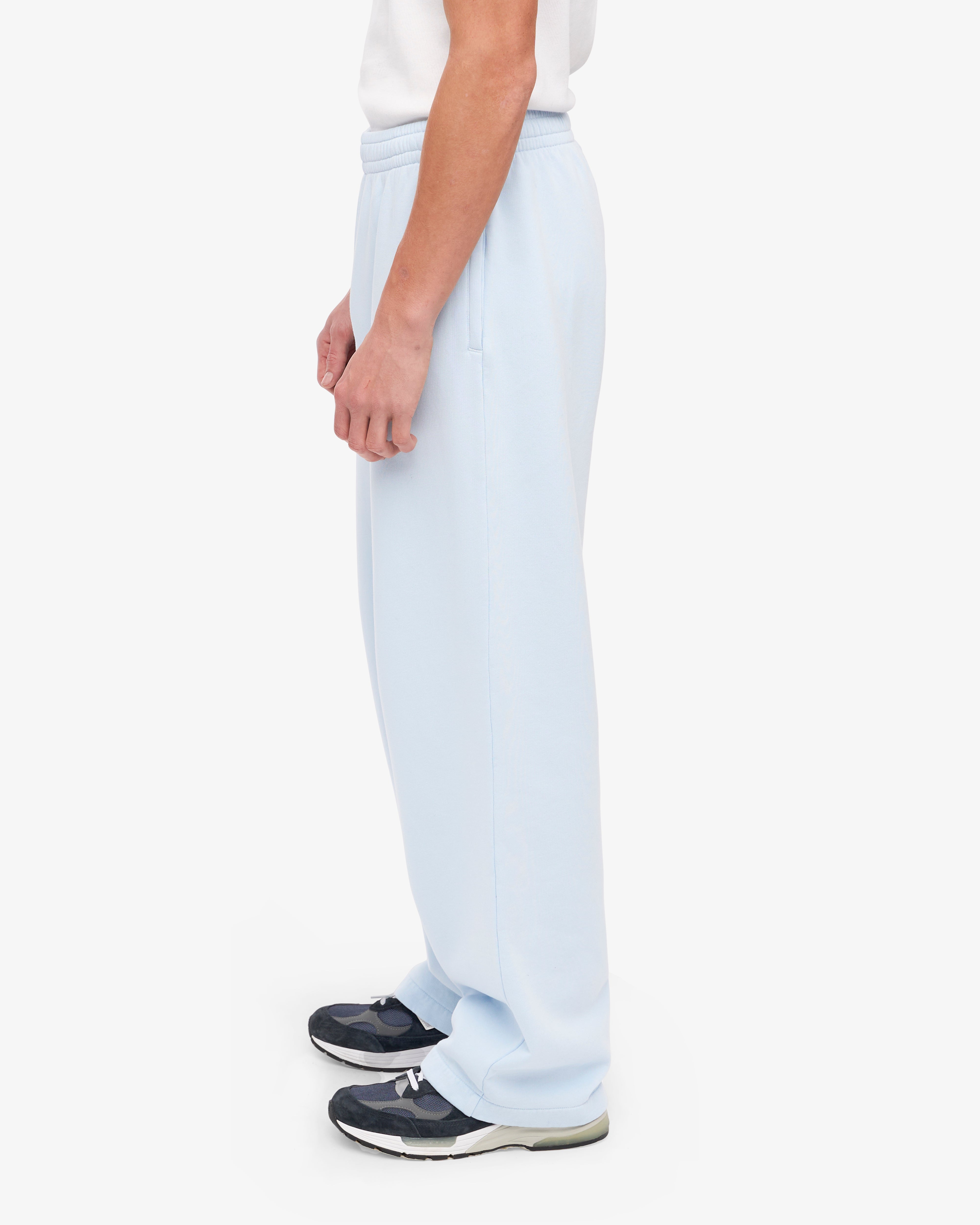 Organic Straight Leg Sweatpants - Polar Blue