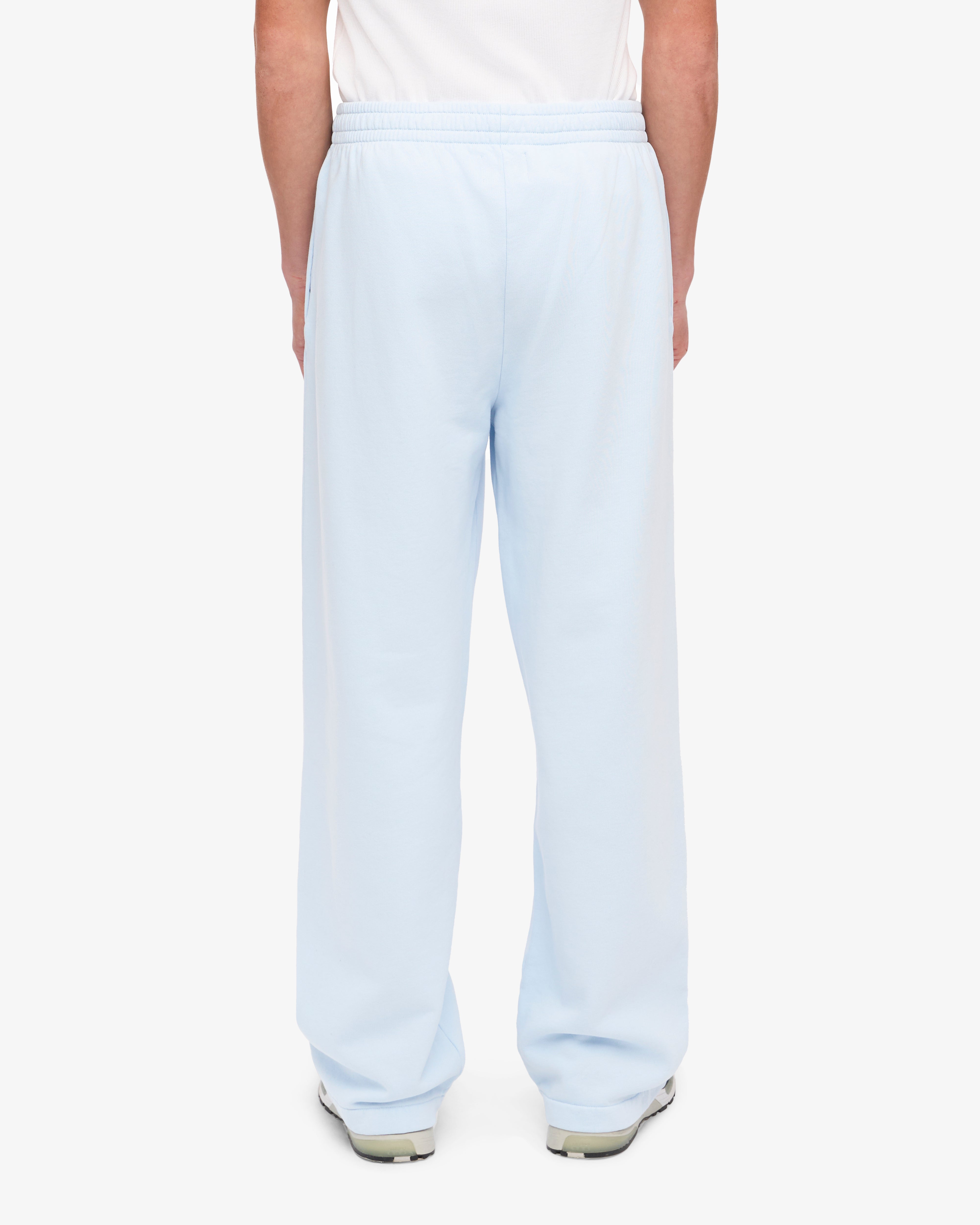Organic Straight Leg Sweatpants - Polar Blue