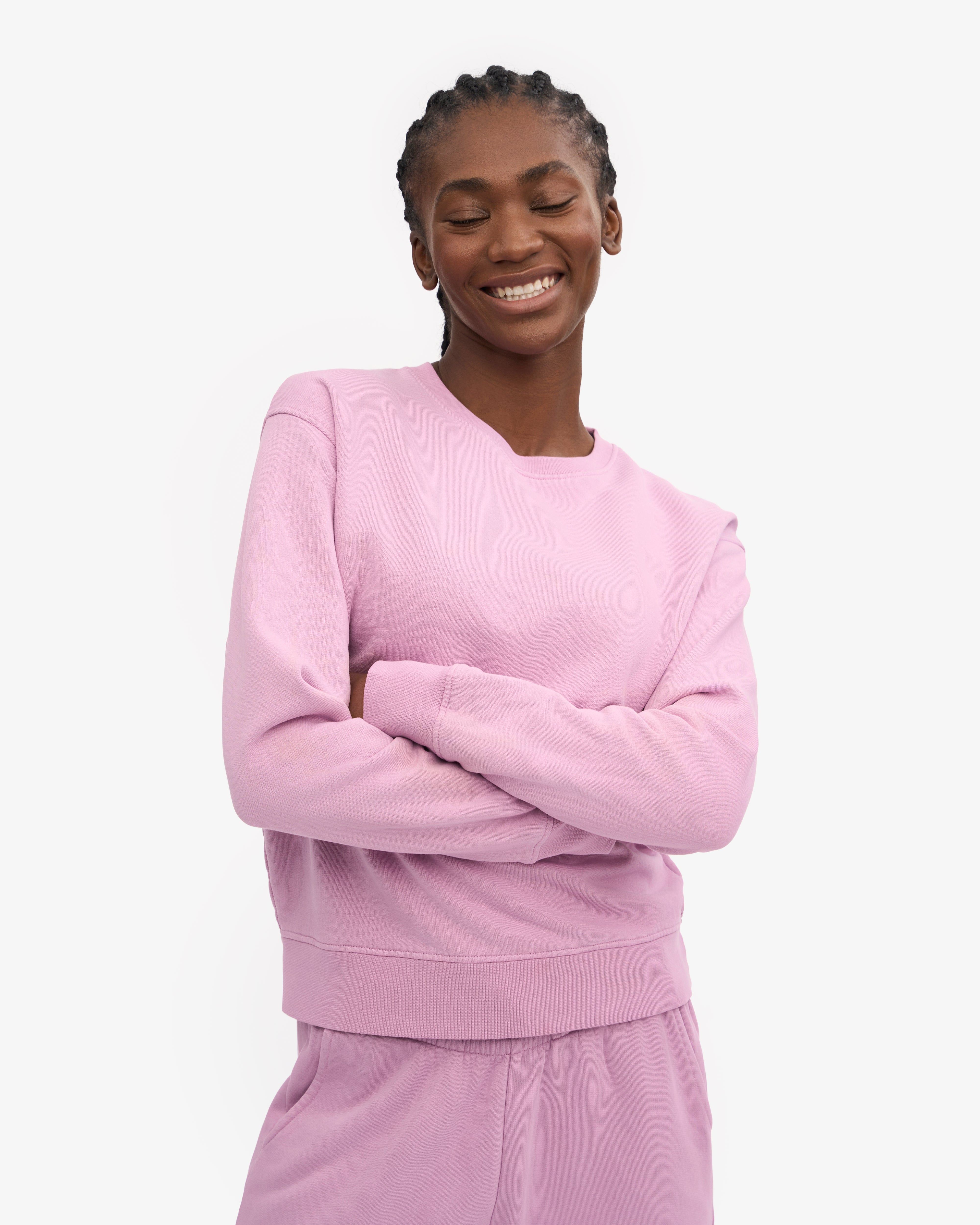 Women Classic Organic Crew - Cherry Blossom XS