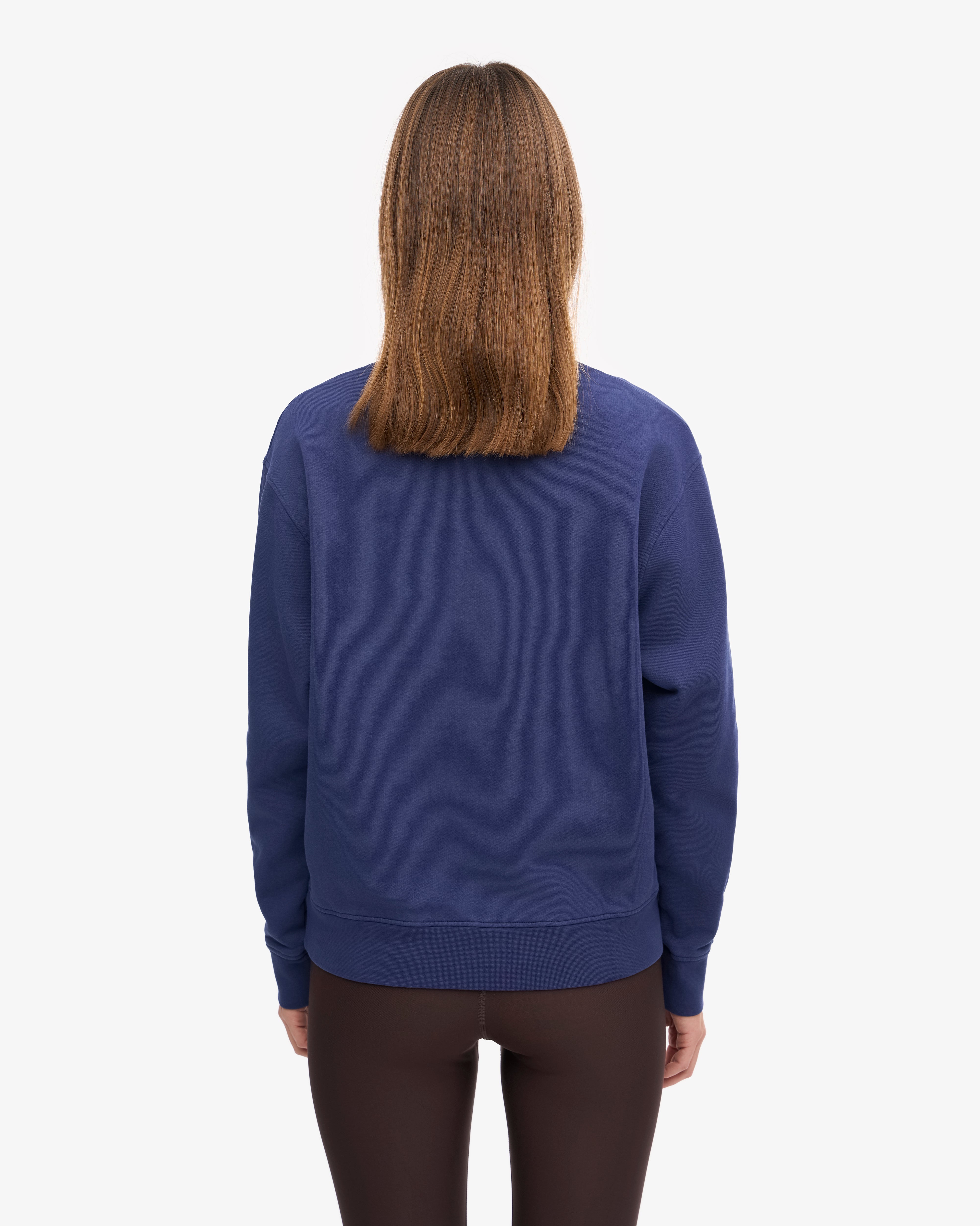 Women Classic Organic Crew - Marine Blue XS